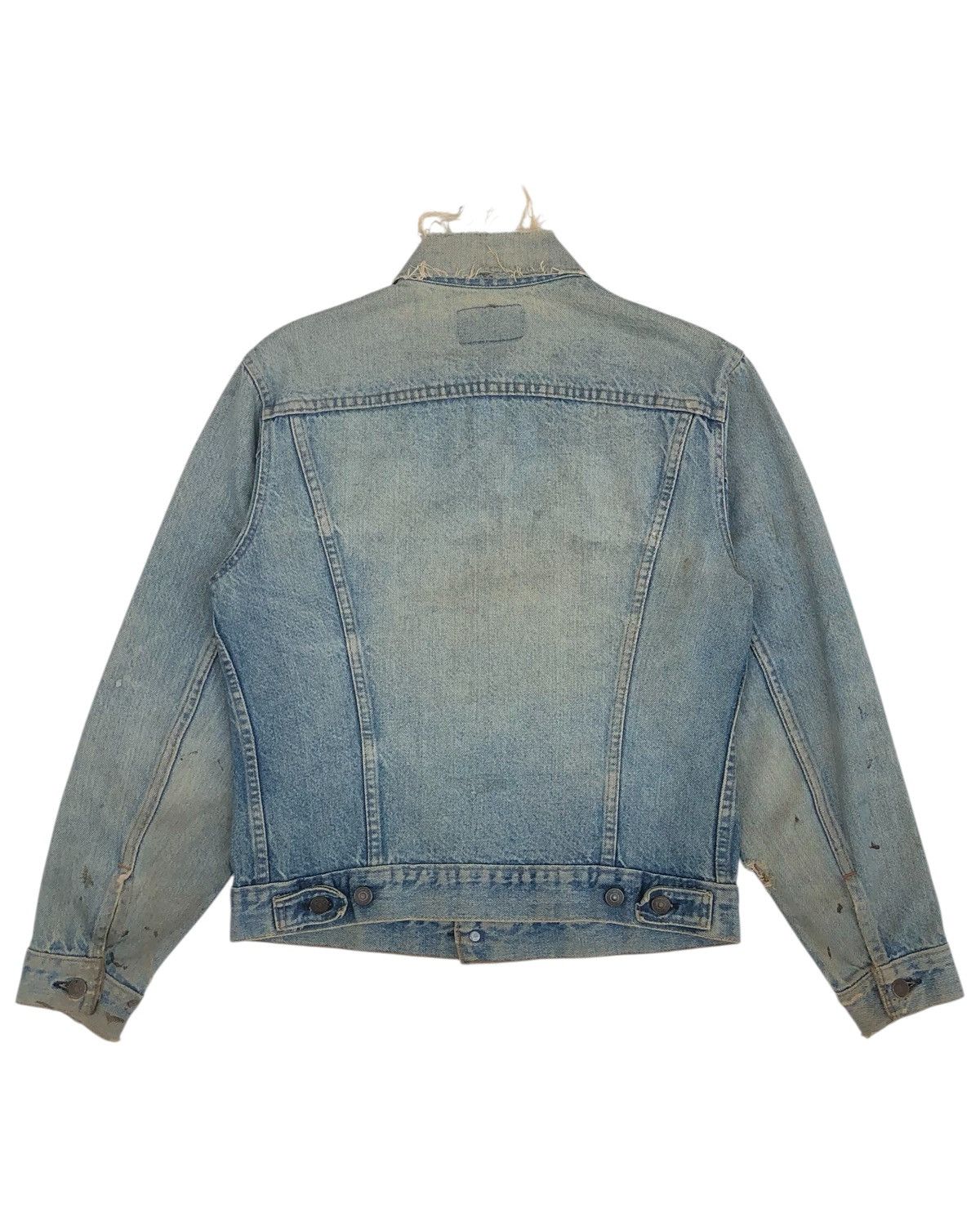 Levi's 70s/80s Thrashed Levi's Type III Denim Jacket Size US M / EU 48-50 / 2 - 2 Thumbnail