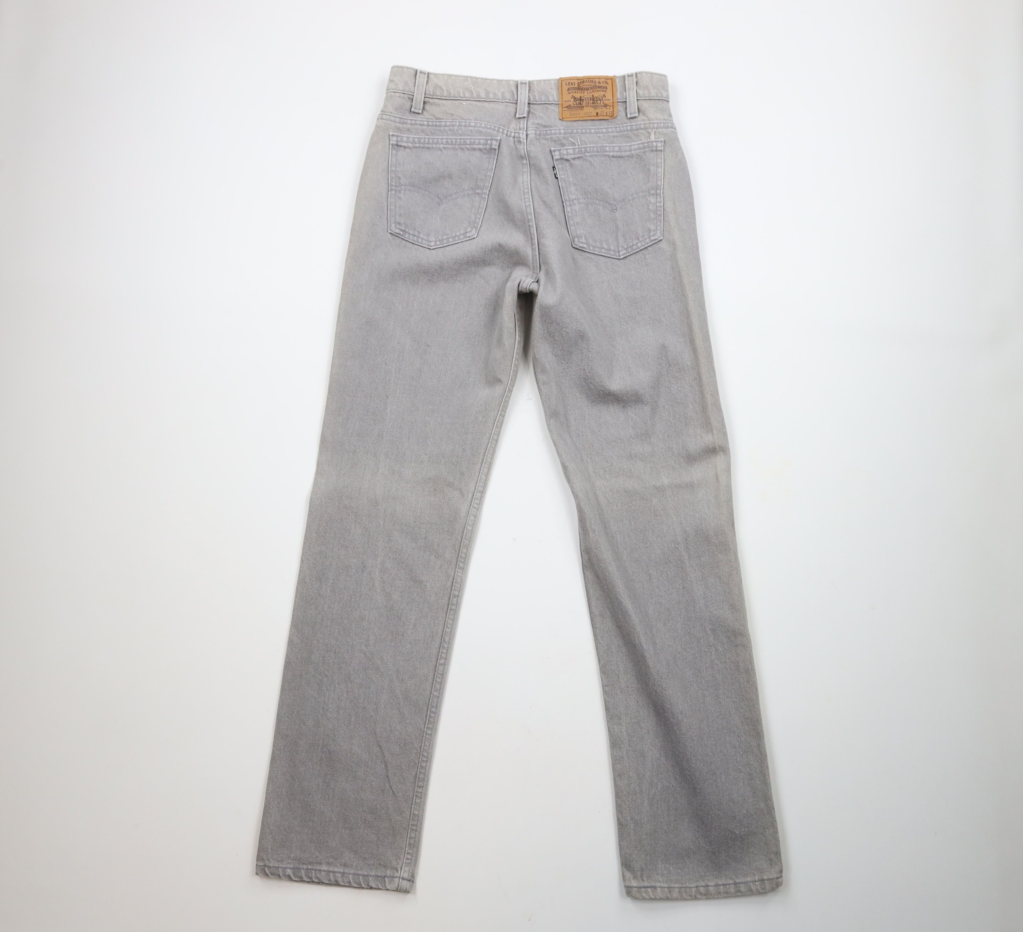 Levi's × Vintage Vintage 90s Levis Tab Straight Leg Denim Jeans Gray USA Size US 30 / EU 46 - 9 Thumbnail