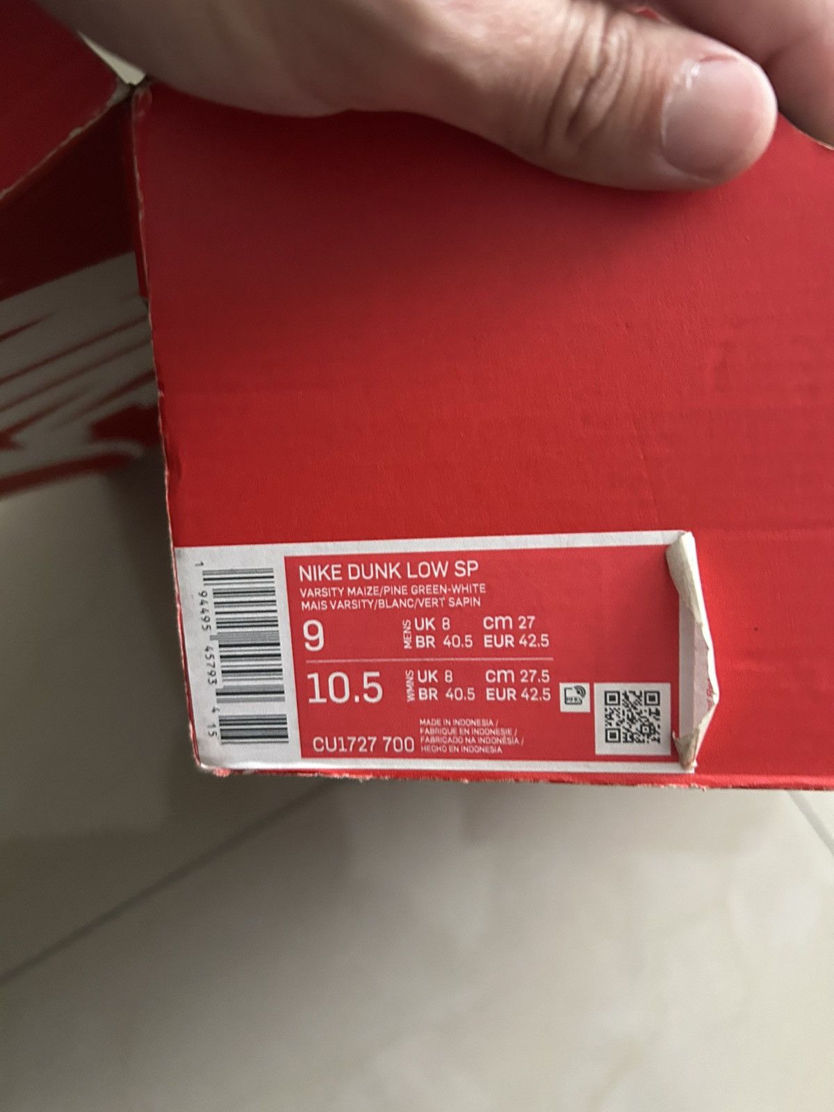 Nike 2020 Nike Brazil Dunk Size US 9 / EU 42 - 7 Thumbnail