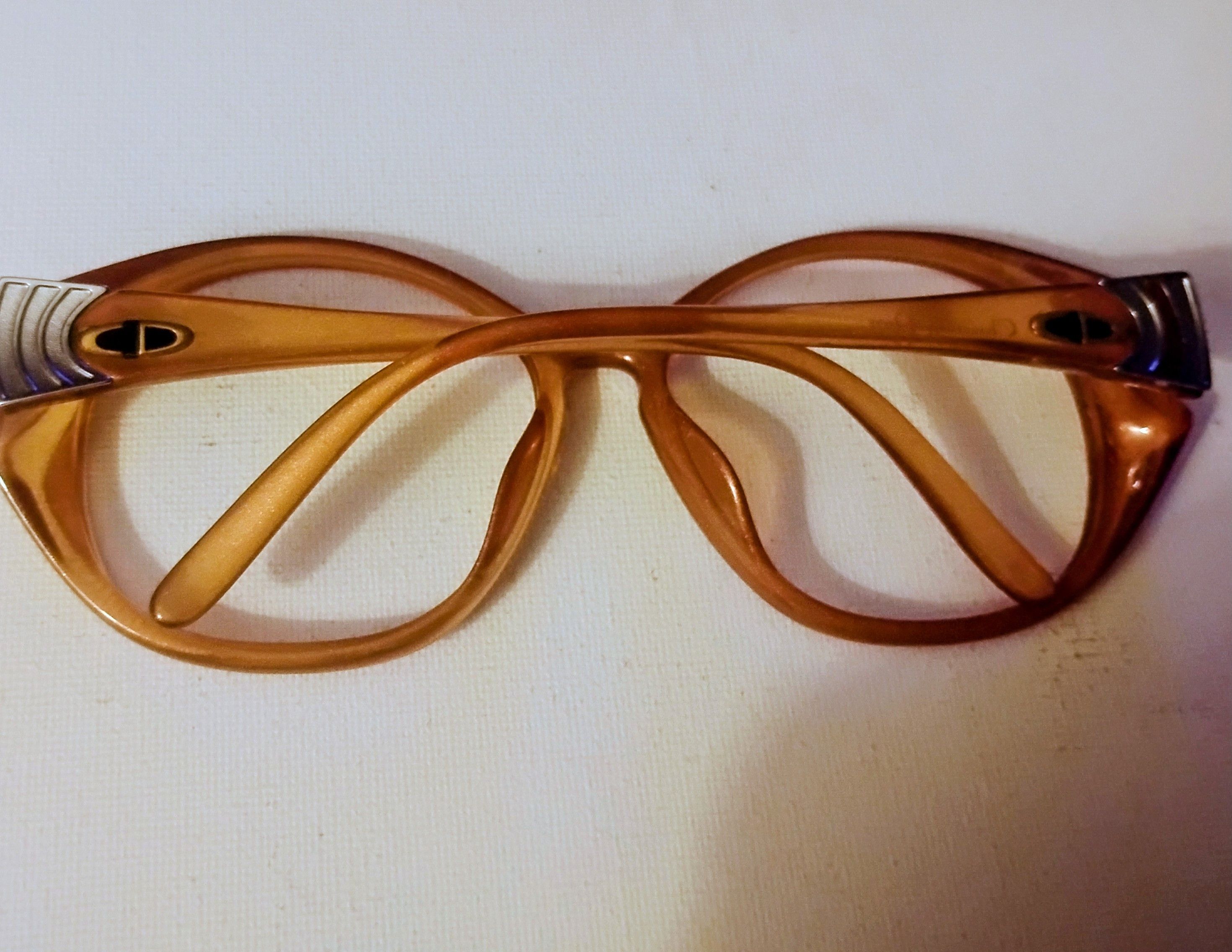 Dior Genuine Vintage C. Dior Amber Eyeglass Frame NOS Size ONE SIZE - 5 Thumbnail