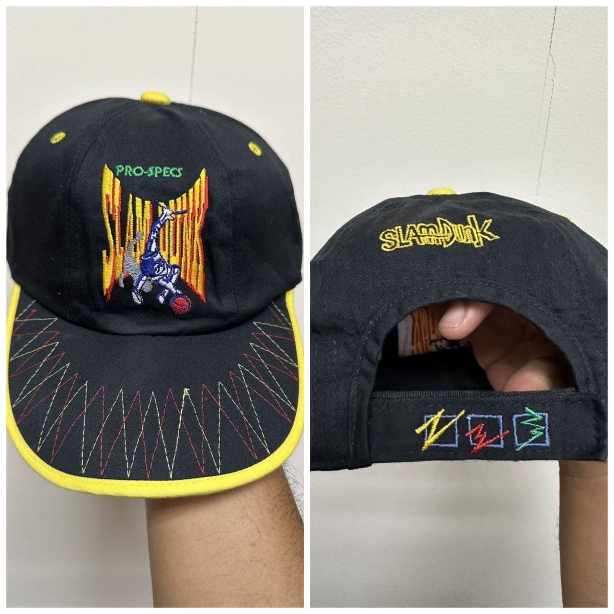NBA 90’s SlamDunk Basketball Jordan Pro-Spec Hat Size ONE SIZE - 2 Thumbnail