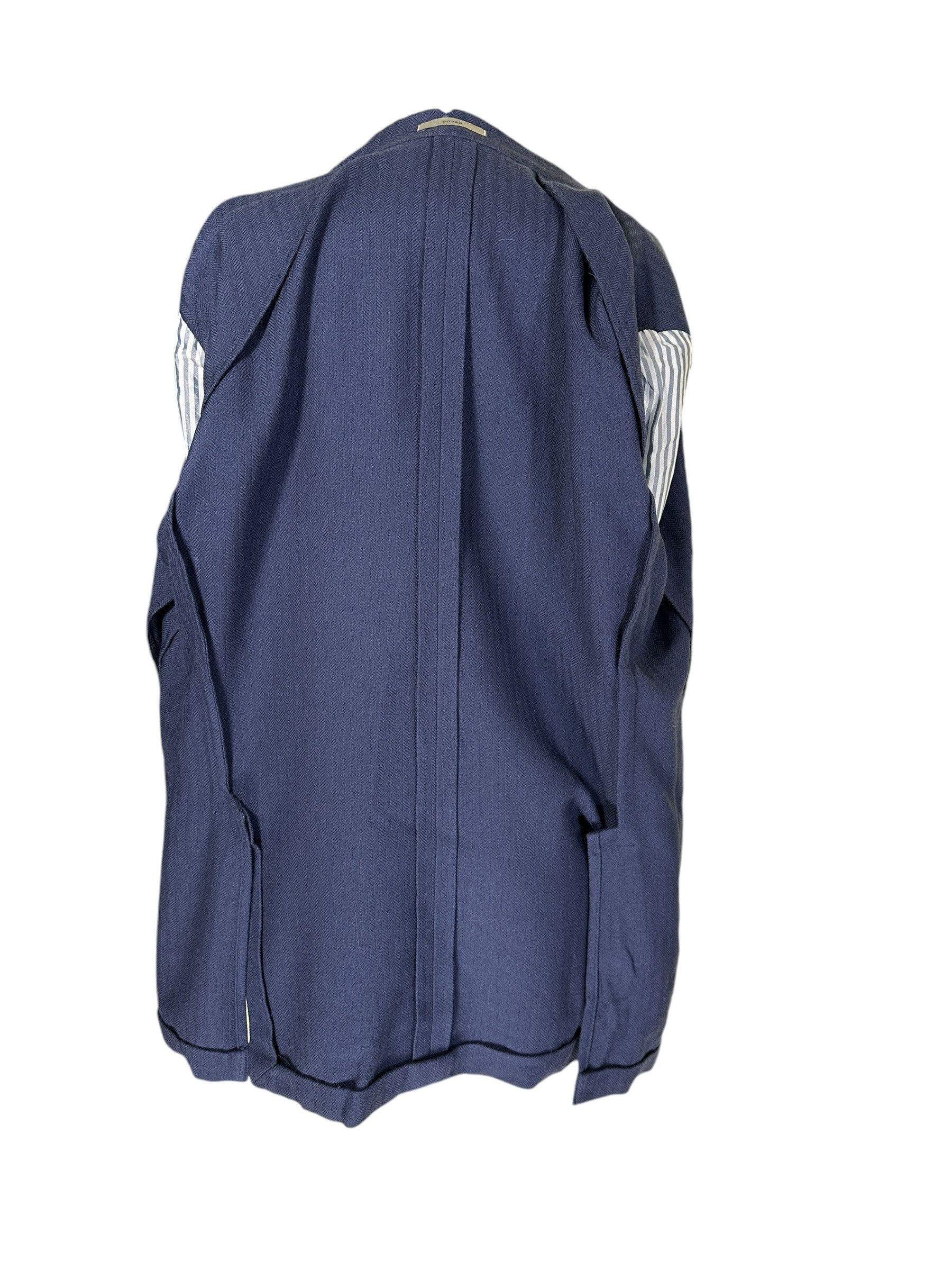 Boglioli Blue Striped Dover Blazer Size 54R - 5 Thumbnail
