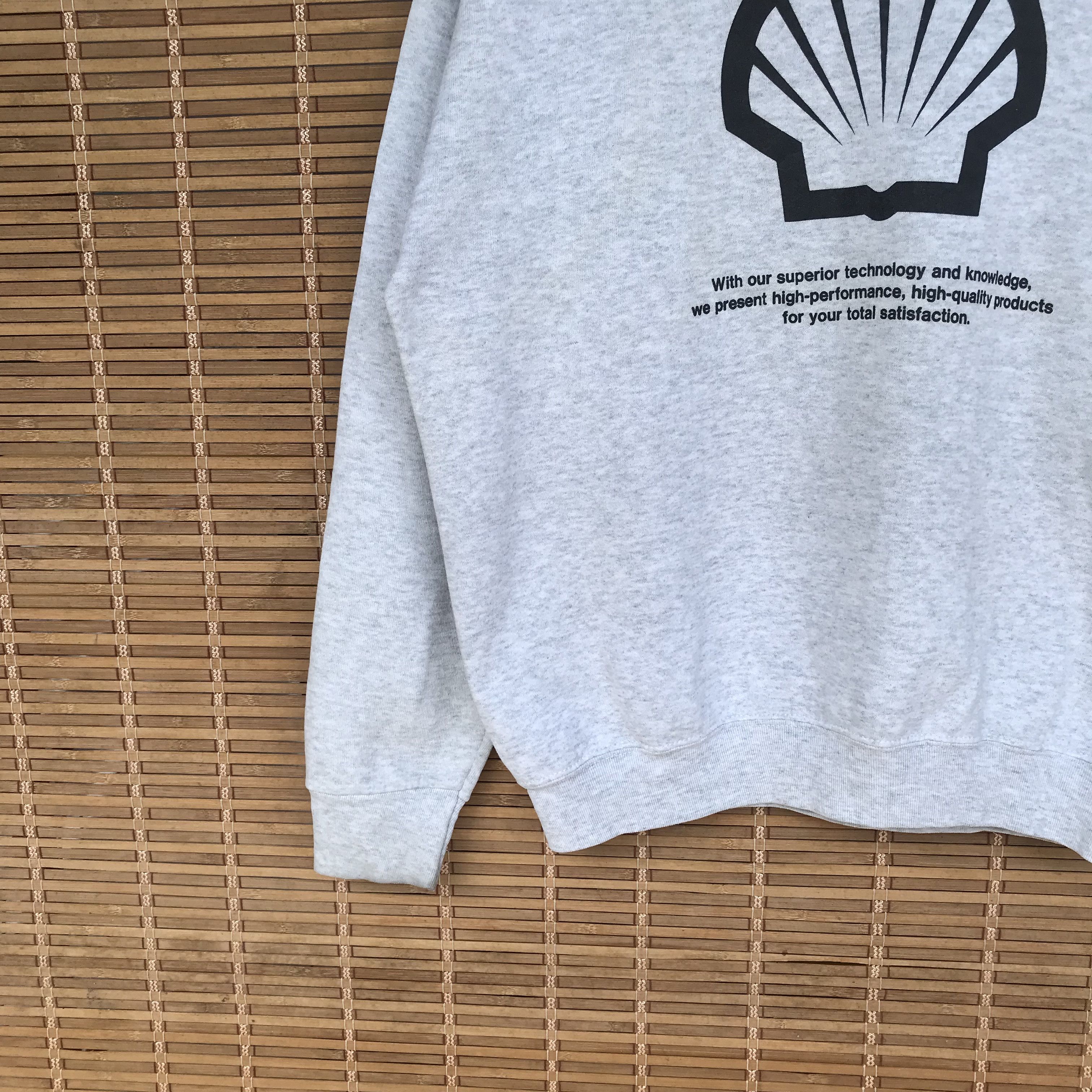 Vintage Rare Vintage Shell crown sweatshirt jumper crewneck Size US L / EU 52-54 / 3 - 4 Thumbnail