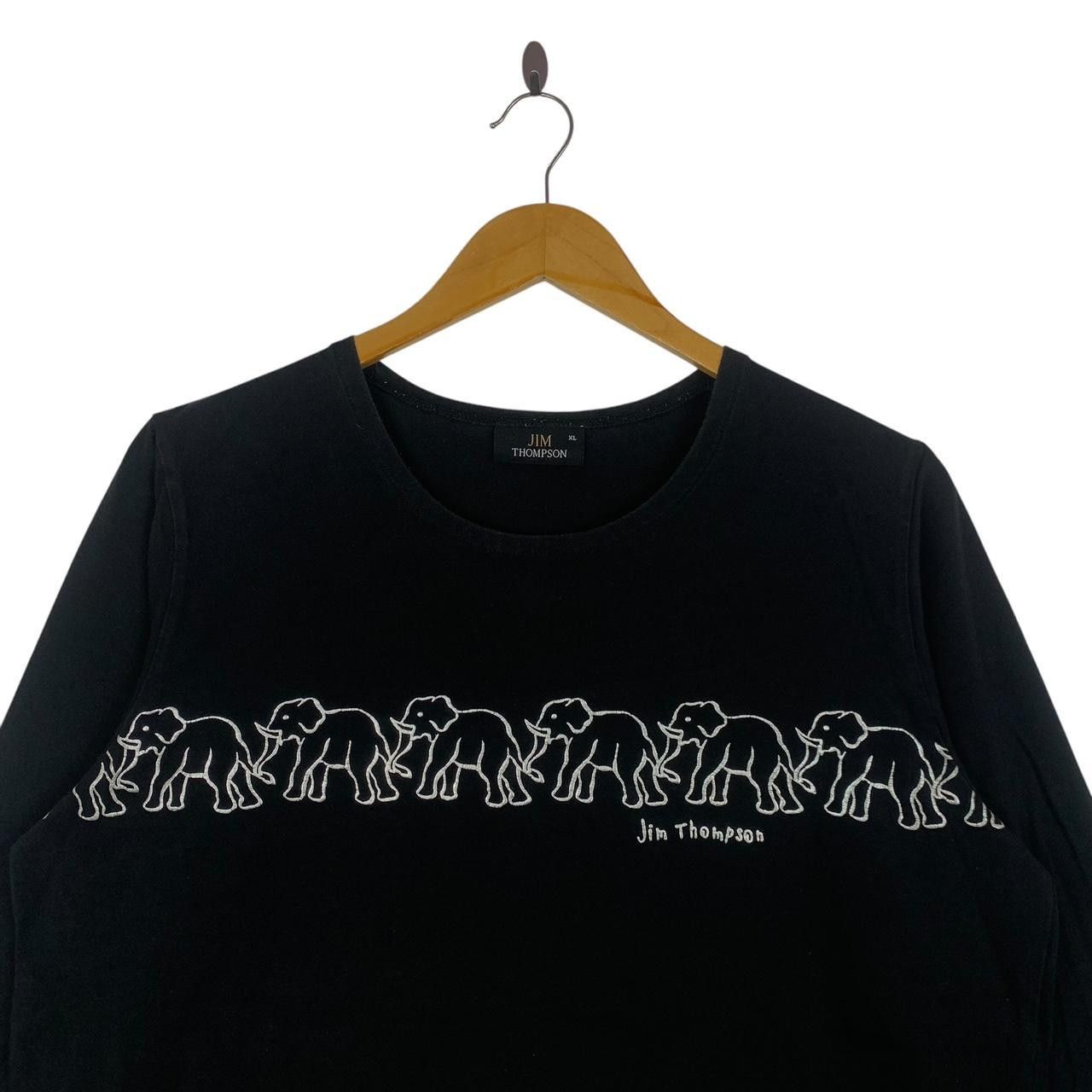 Jim Thompson JIM THOMPSON THAILAND Batik Elephant Painting Tee Shirt Size US XL / EU 56 / 4 - 3 Thumbnail