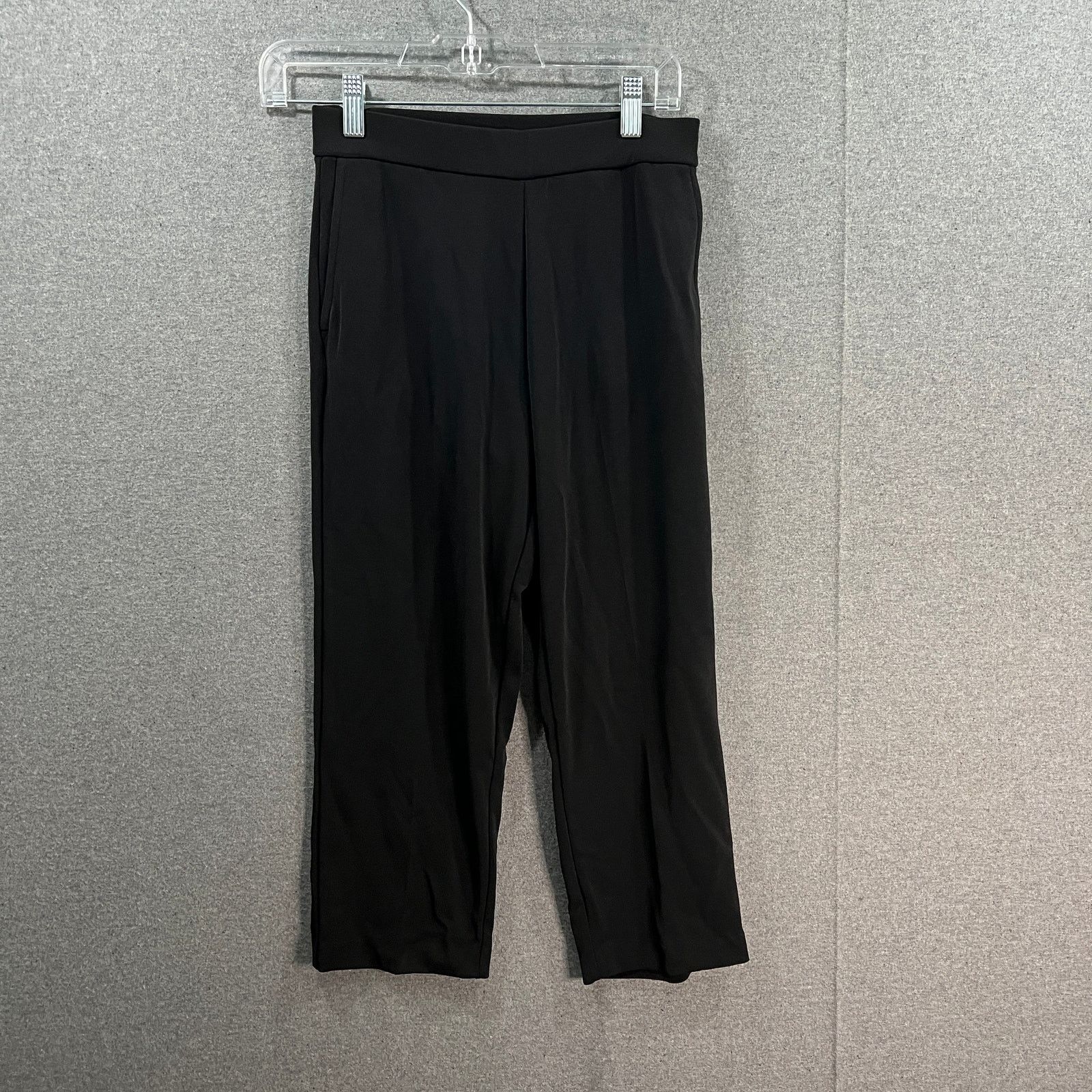 Other Susan Graver Petite LK Fusion Pull-On Crop Pant Black Size 27" / US 4 / IT 40 - 1 Thumbnail