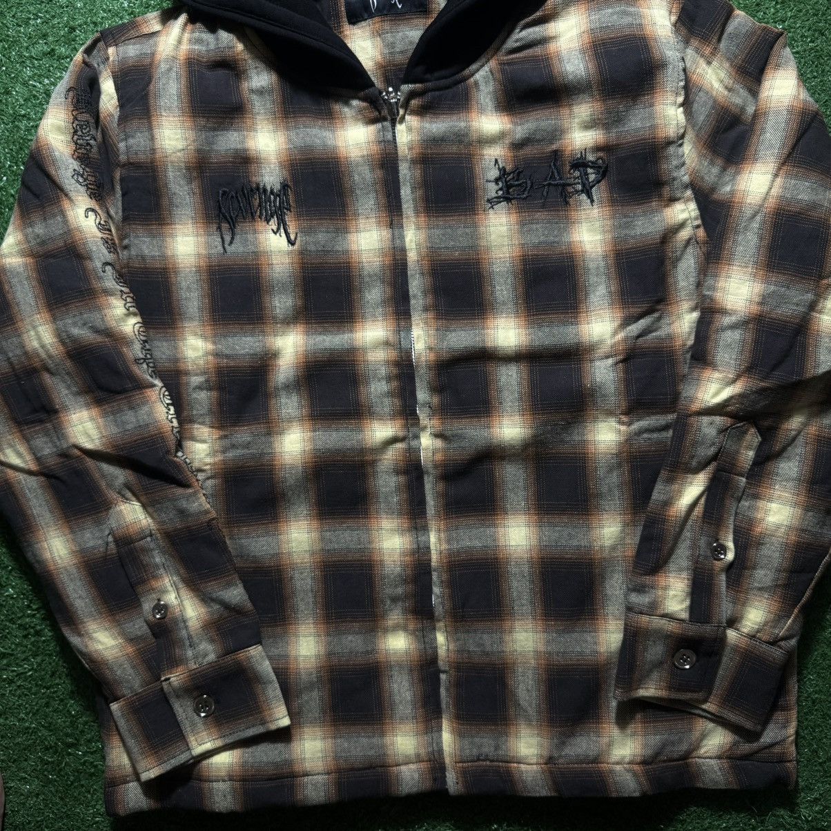 Revenge REVENGE XXXTENTACION “ BAD “ FLANNEL HOODIE OFFICIAL MERCH Size US S / EU 44-46 / 1 - 6 Thumbnail