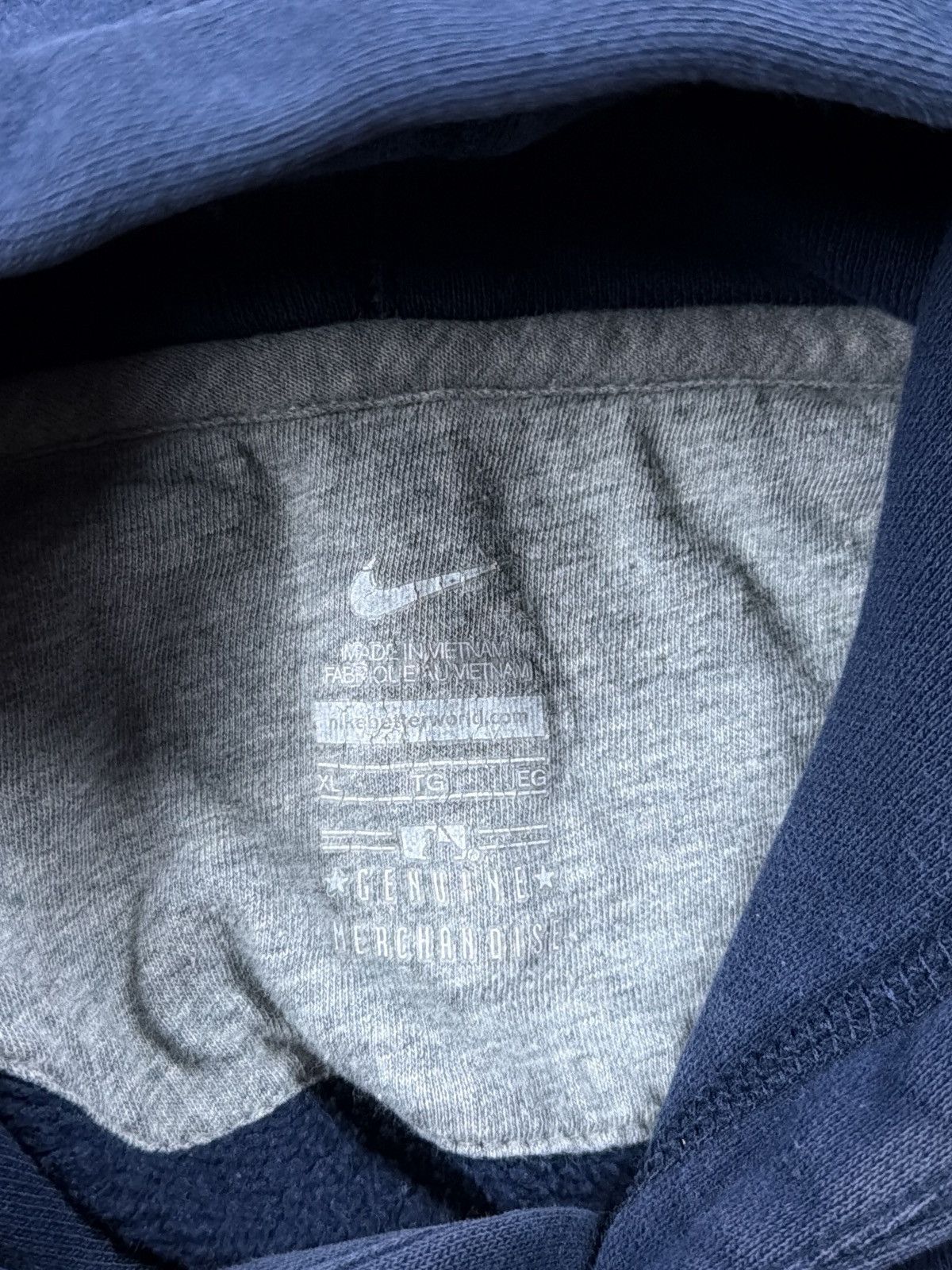 Nike Vintage Nike Yankees Center Logo Hoodie Size US XL / EU 56 / 4 - 5 Thumbnail