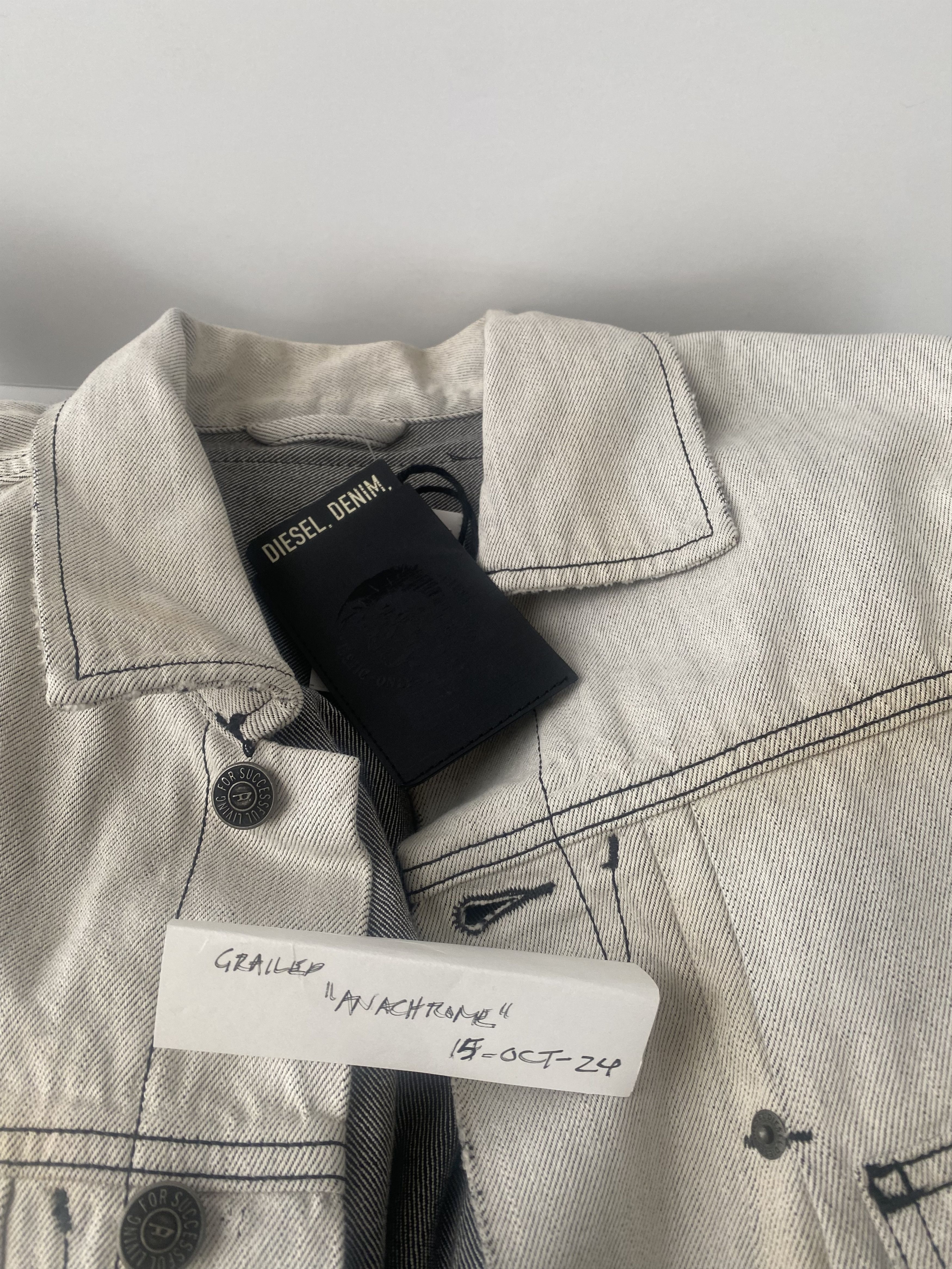 Diesel Grey Denim Jacket Size US S / EU 44-46 / 1 - 3 Thumbnail