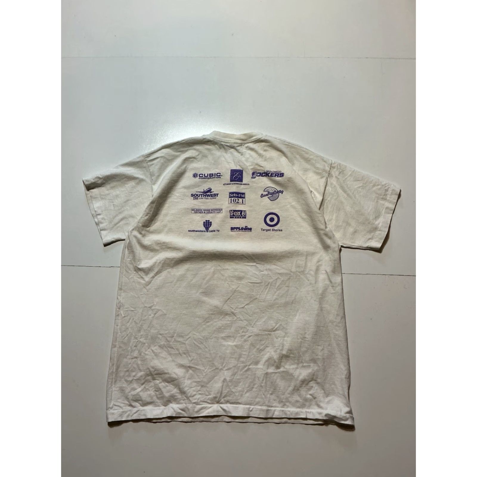 Fruit Of The Loom VINTAGE 90s Fruit Of The Loom Levis Casual Day United Cerebral Palsy Graphic T-Shirt XL White Mens Size US XL / EU 56 / 4 - 3 Thumbnail