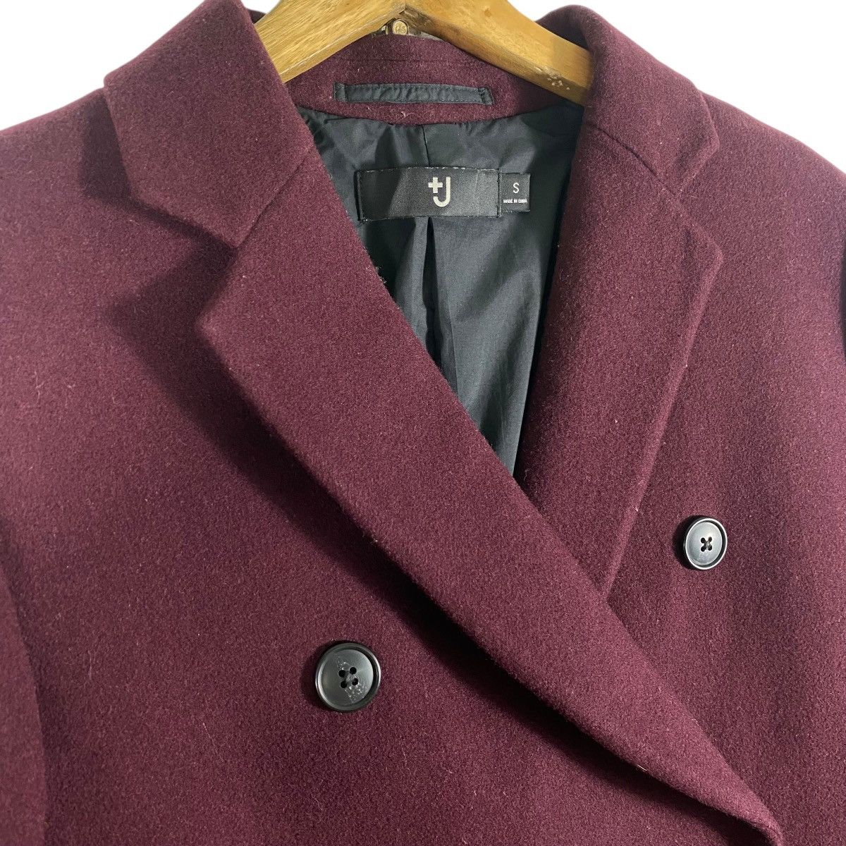 Jil Sander × Uniqlo Jil Sander X Japanese Brand Double Breasted Wool Long Coat Size US S / EU 44-46 / 1 - 9 Thumbnail