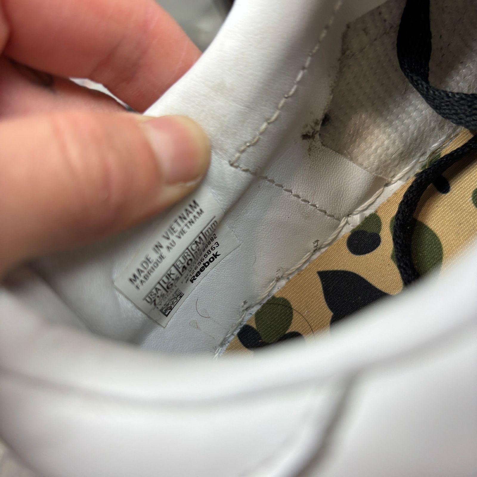Bape × Reebok Bape A Bathing Ape Reebok Club C 85 Sneakers Shoes 7.5 Size US 7.5 / EU 40-41 - 14 Thumbnail