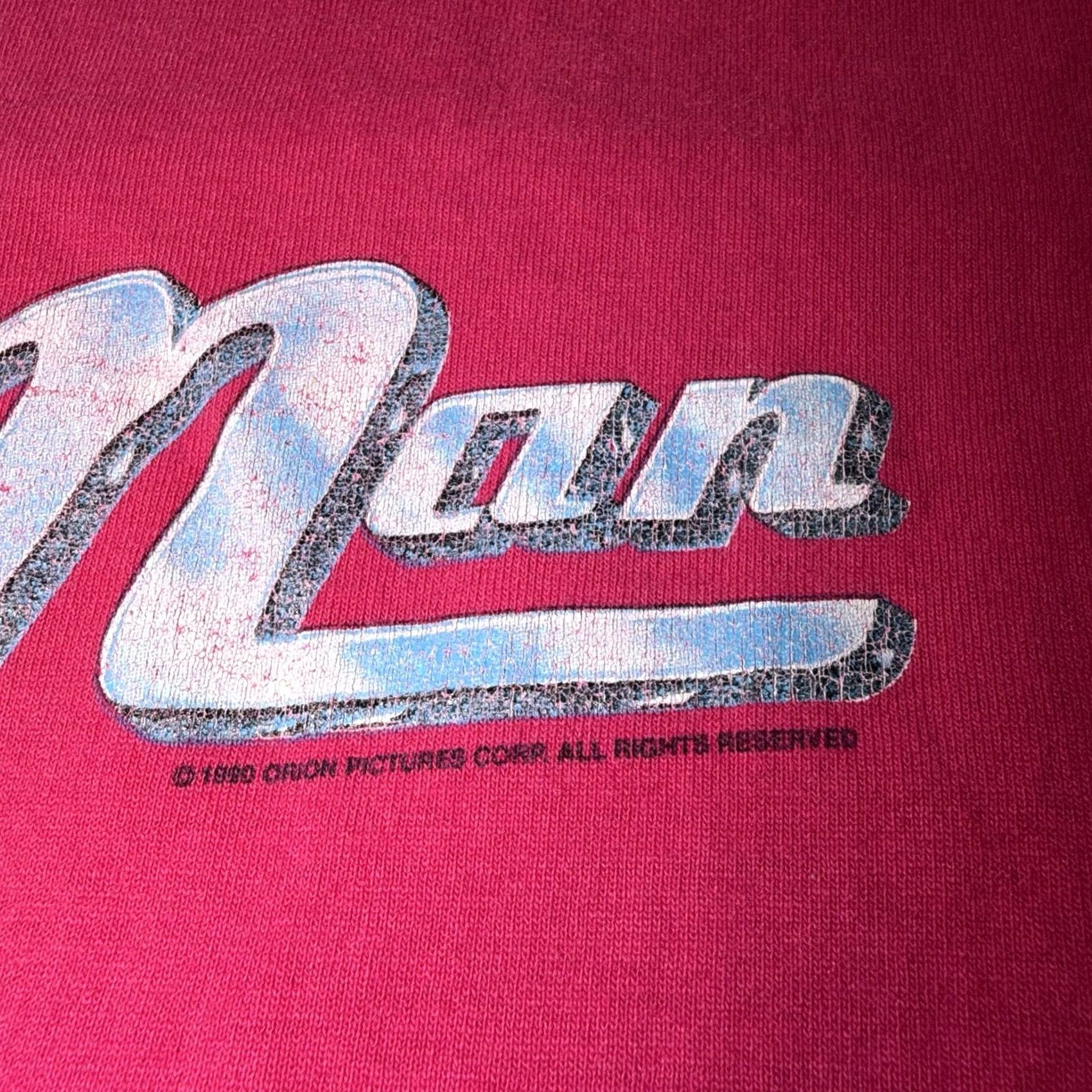 Pinko VINTAGE Cadillac Man Movie T Shirt Pink Men’s Large 90’s Clint Eastwood Hanes Beefy T Shirt Men Graphic Print Short Sleeve Crew Neck Cotton Size US L / EU 52-54 / 3 - 2 Thumbnail
