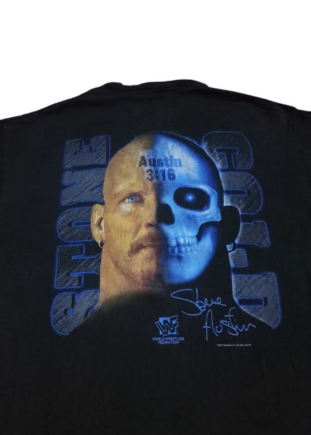 WWF STEVE AUSTIN x WWF x VINTAGE x RARE Size US XL / EU 56 / 4 - 3 Thumbnail