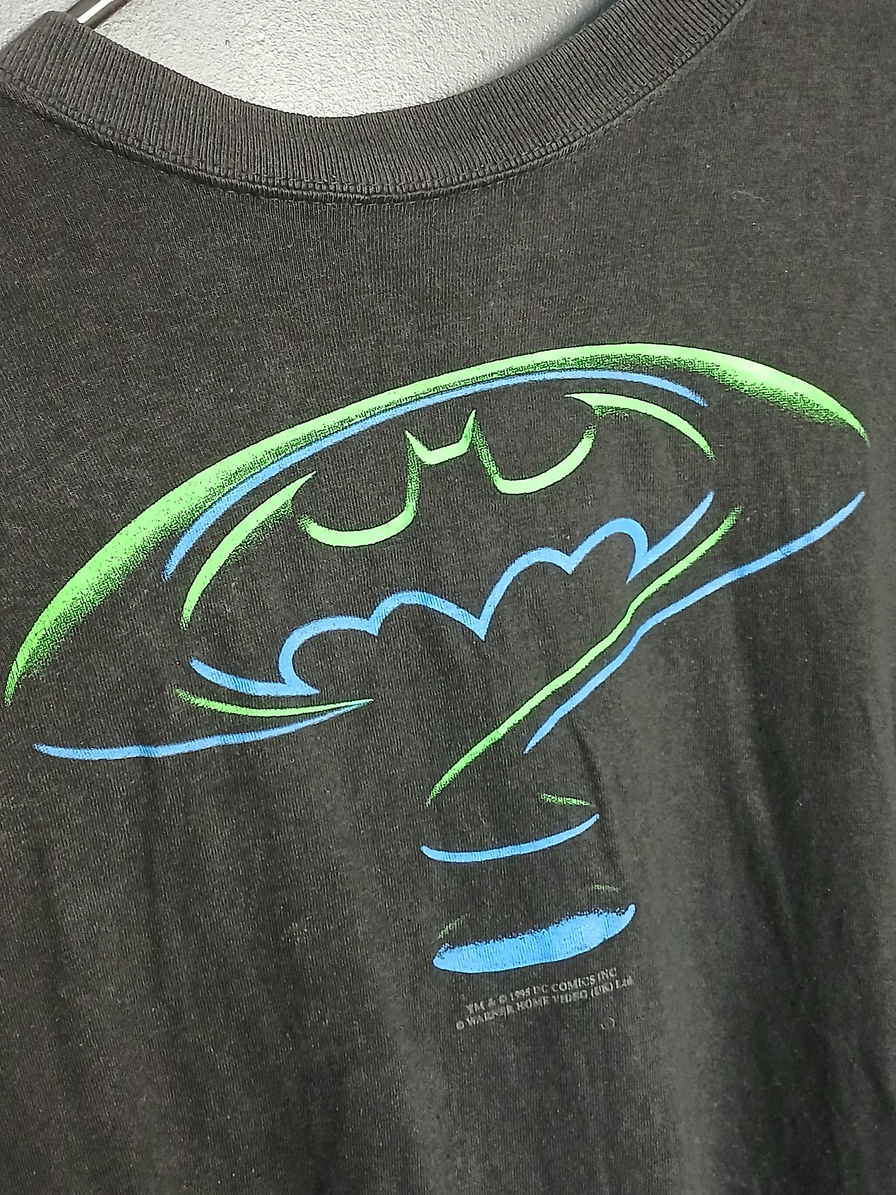 DC Comics × Vintage Vintage 1995 DC Comics Batman T-Shirt Size US XL / EU 56 / 4 - 3 Thumbnail