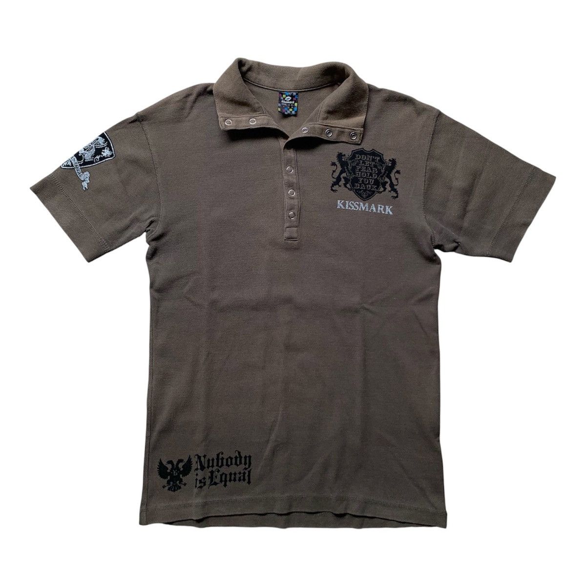 Japanese Brand Vtg 2000's kissmark poem print y2k style lgb if six was nine Size US S / EU 44-46 / 1 - 3 Thumbnail