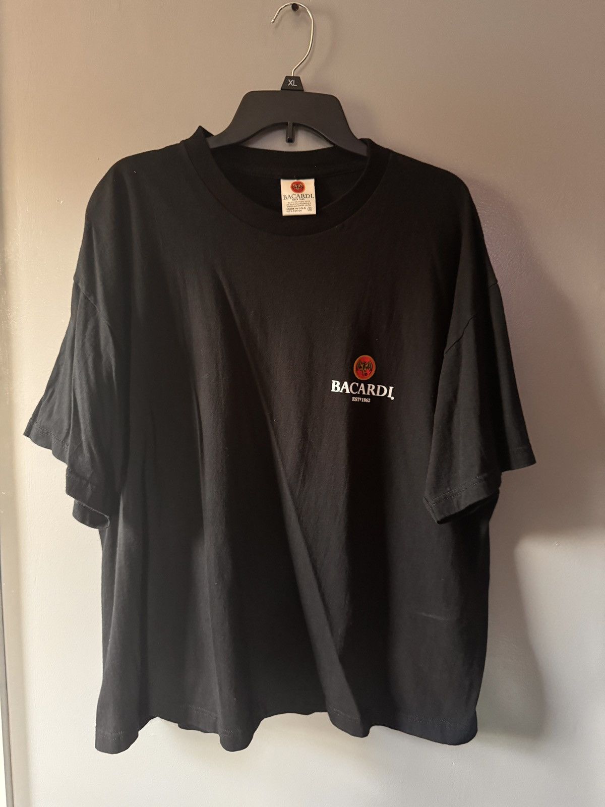 Bacardi Bacardi Vintage Black Tee Size US XL / EU 56 / 4 - 1 Thumbnail
