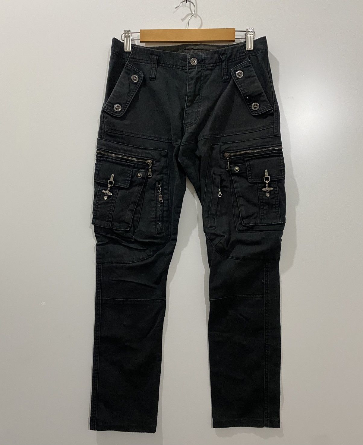 semanticdesign Semantic Design Multi Pocket Stretchy Cargo Pants Slim Size US 30 / EU 46 - 1 Thumbnail