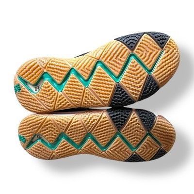Nike Nike Kyrie 4 Basketball Shoes Black/Gold Gum Sole Size 9.5 Size US 9.5 / EU 42-43 - 5 Thumbnail