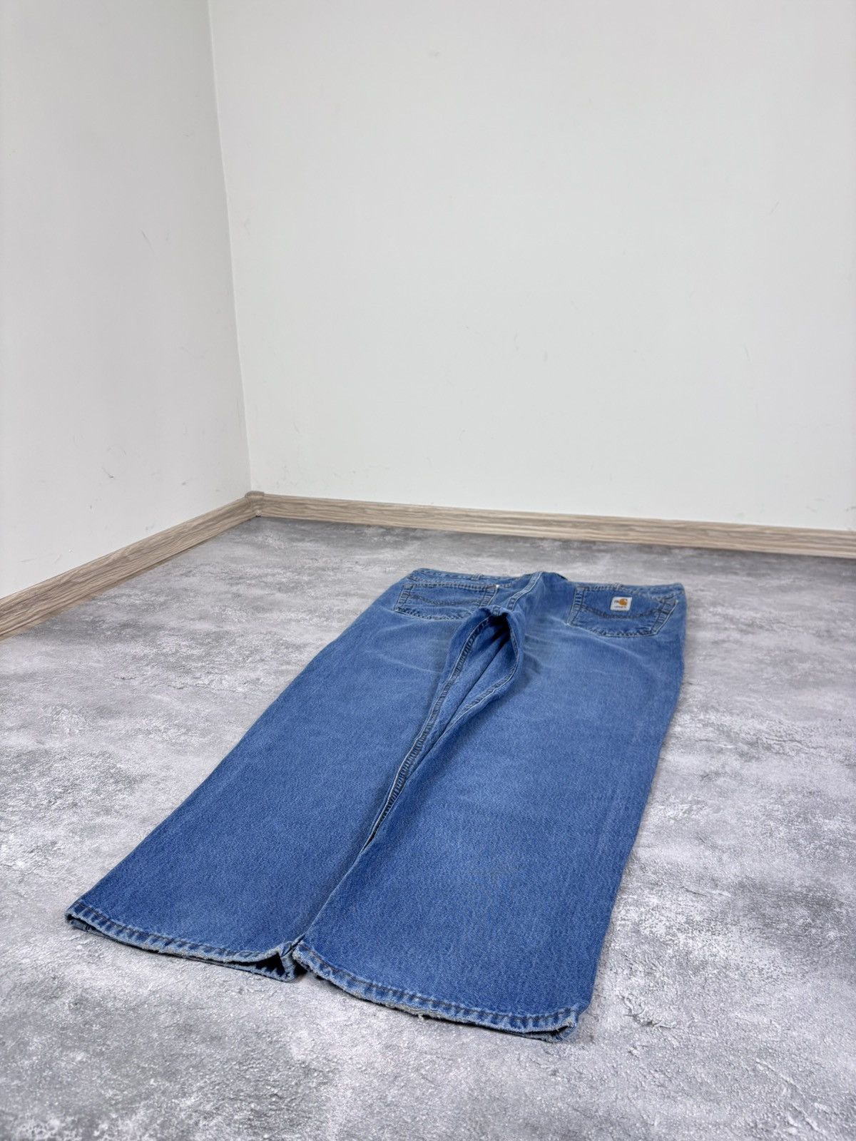 Carhartt Vintage Carhartt FR Flame Resistant Blue Baggy Denim Jeans Size US 42 / EU 58 - 3 Thumbnail