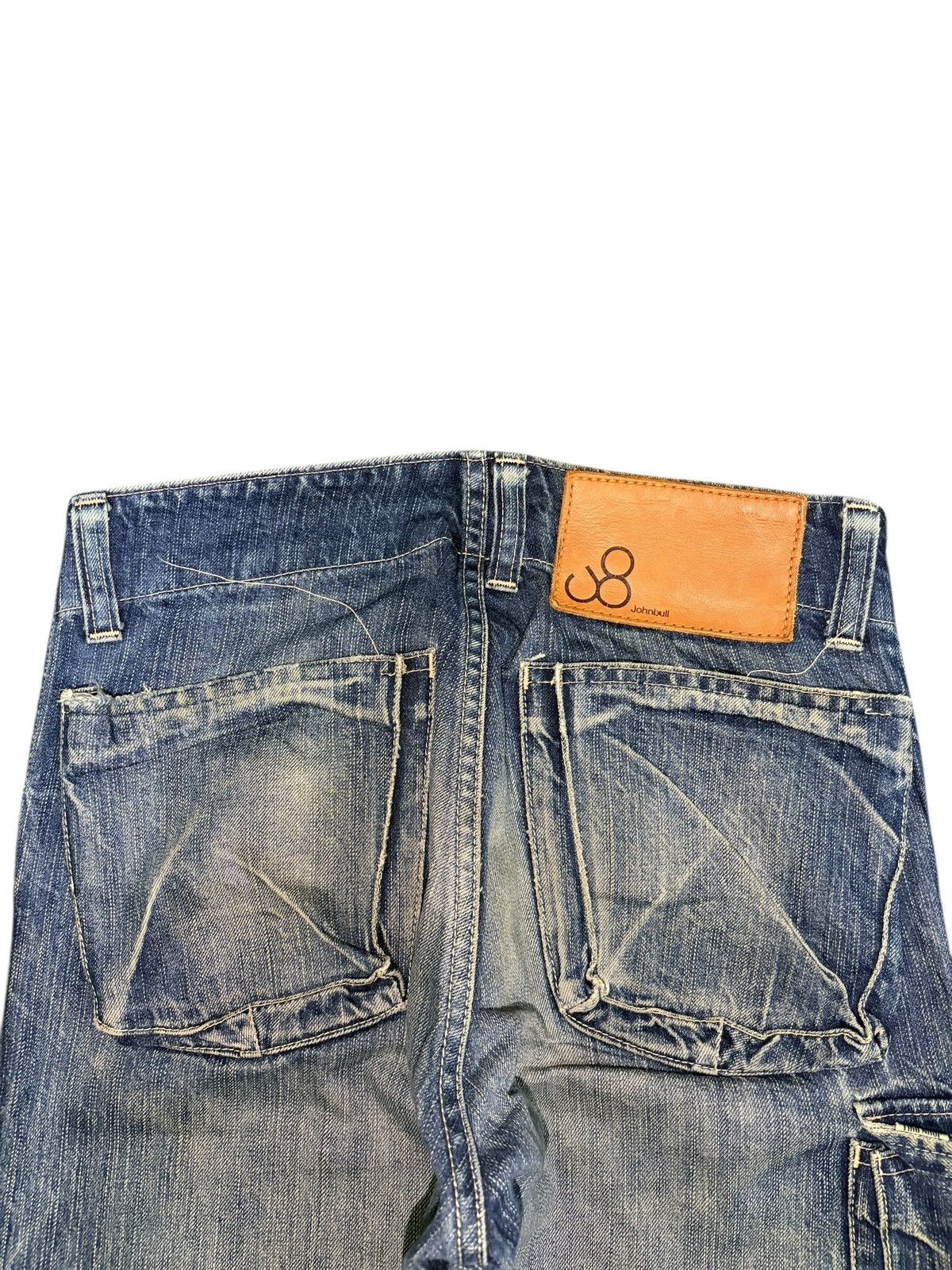 Johnbull Vintage Japanese Johnbull Distressed Cargo Jeans Size 28" / US 6 / IT 42 - 4 Thumbnail