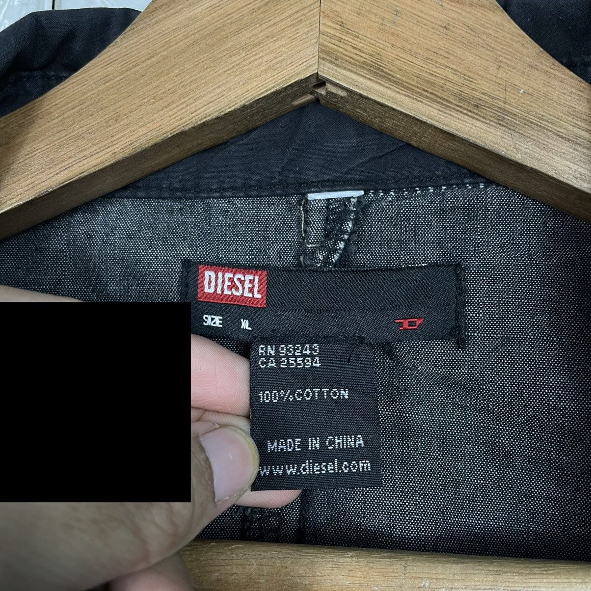 Diesel Diesel Black Casual Jacket Size US M / EU 48-50 / 2 - 15 Thumbnail
