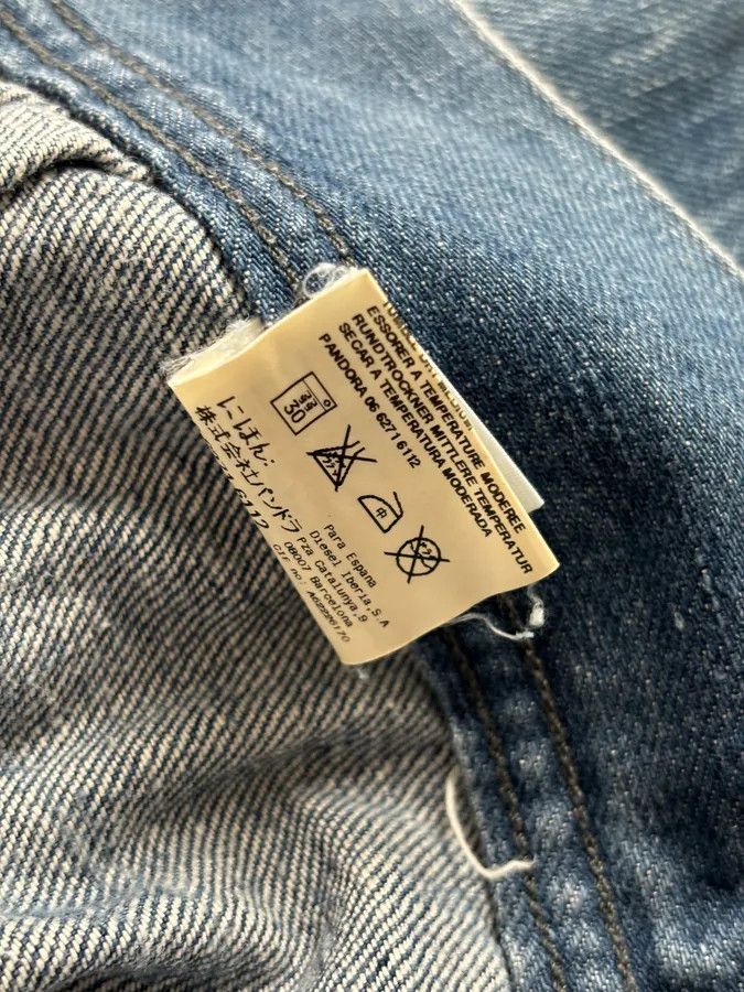Diesel Diesel Light Blue Faded Denim Jacket Size US M / EU 48-50 / 2 - 14 Thumbnail