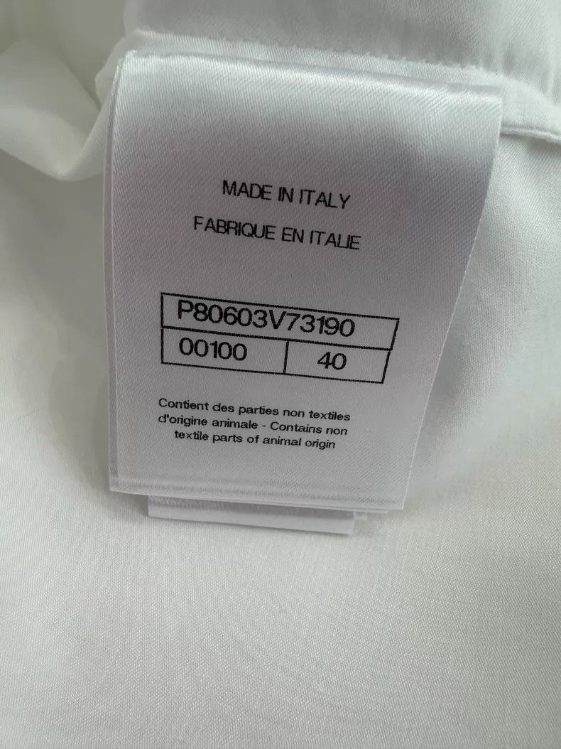 Chanel Chanel White bow shirt for autumn and winter Size S / US 4 / IT 40 - 5 Thumbnail