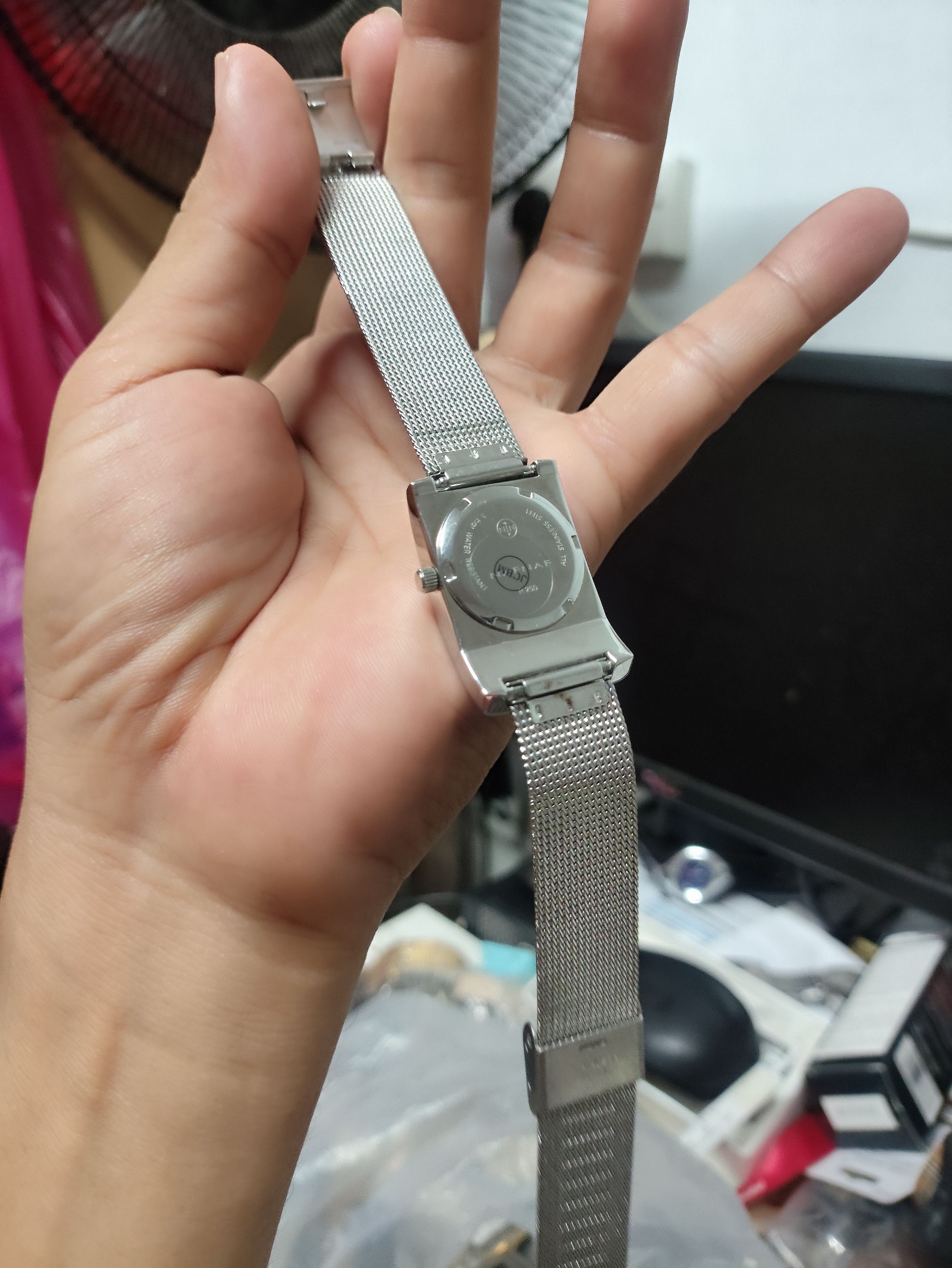 Japanese Brand Vintage TANK DESIGN WATCH BY NAFNAF JAPAN QUARTZ WATCH Size ONE SIZE - 8 Thumbnail