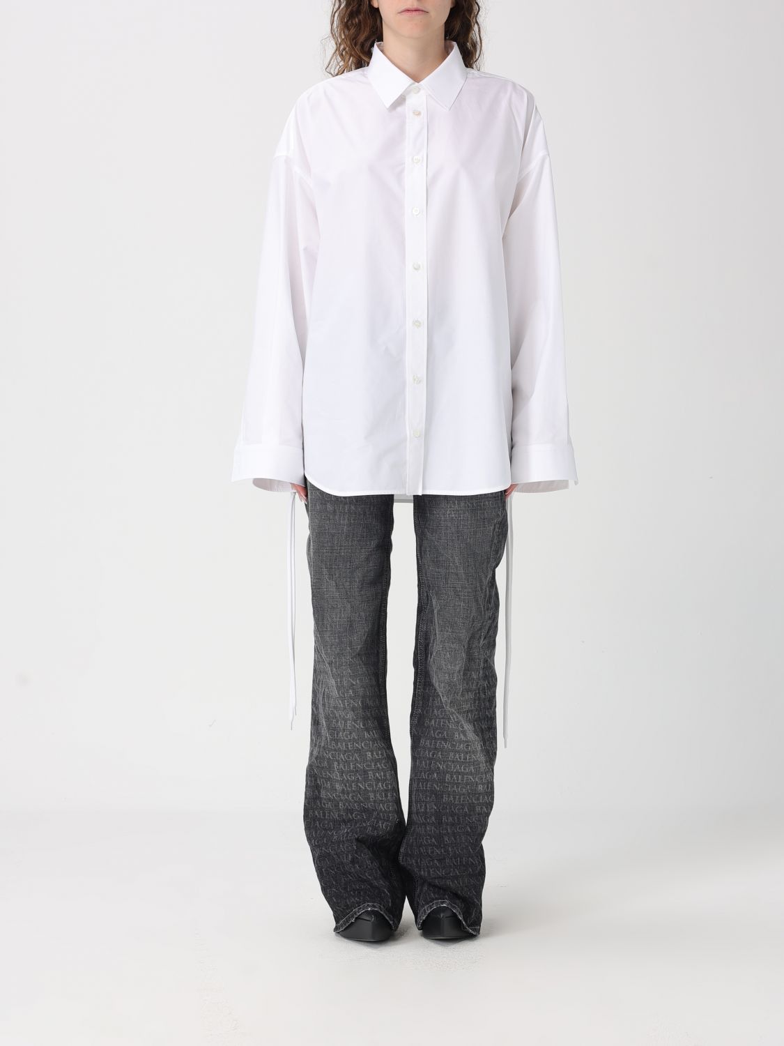 Balenciaga Balenciaga Shirt Woman White Size XXS / US 00 / IT 34 - 1 Thumbnail