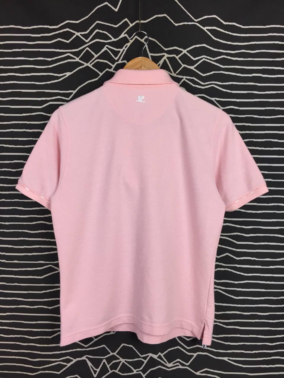Courreges Courreges Paris Embroidered Floral Logo Quarter Zip Polo Tee Size S / US 4 / IT 40 - 7 Thumbnail