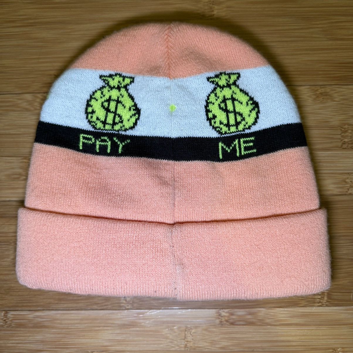 Supreme Supreme Pay Me Beanie Peach FW19 Size ONE SIZE - 2 Thumbnail