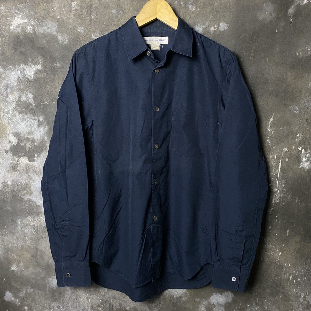 Comme des Garcons × Comme des Garcons SHIRT Vintage comme des garcons navy shirt france made Size US S / EU 44-46 / 1 - 1 Thumbnail