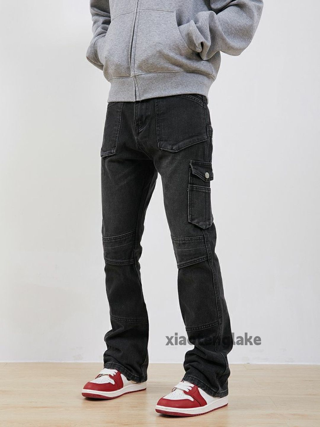 Jean × Vintage washed faded cleanfit yuppie utility bootcut jeans Size US 32 / EU 48 - 1 Thumbnail