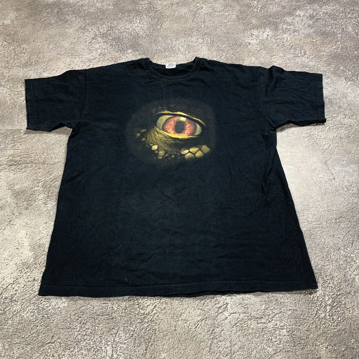 Vintage Vintage Y2K Sun Faded Graphic Tee Horror Eye Streetwear L Size US L / EU 52-54 / 3 - 2 Thumbnail