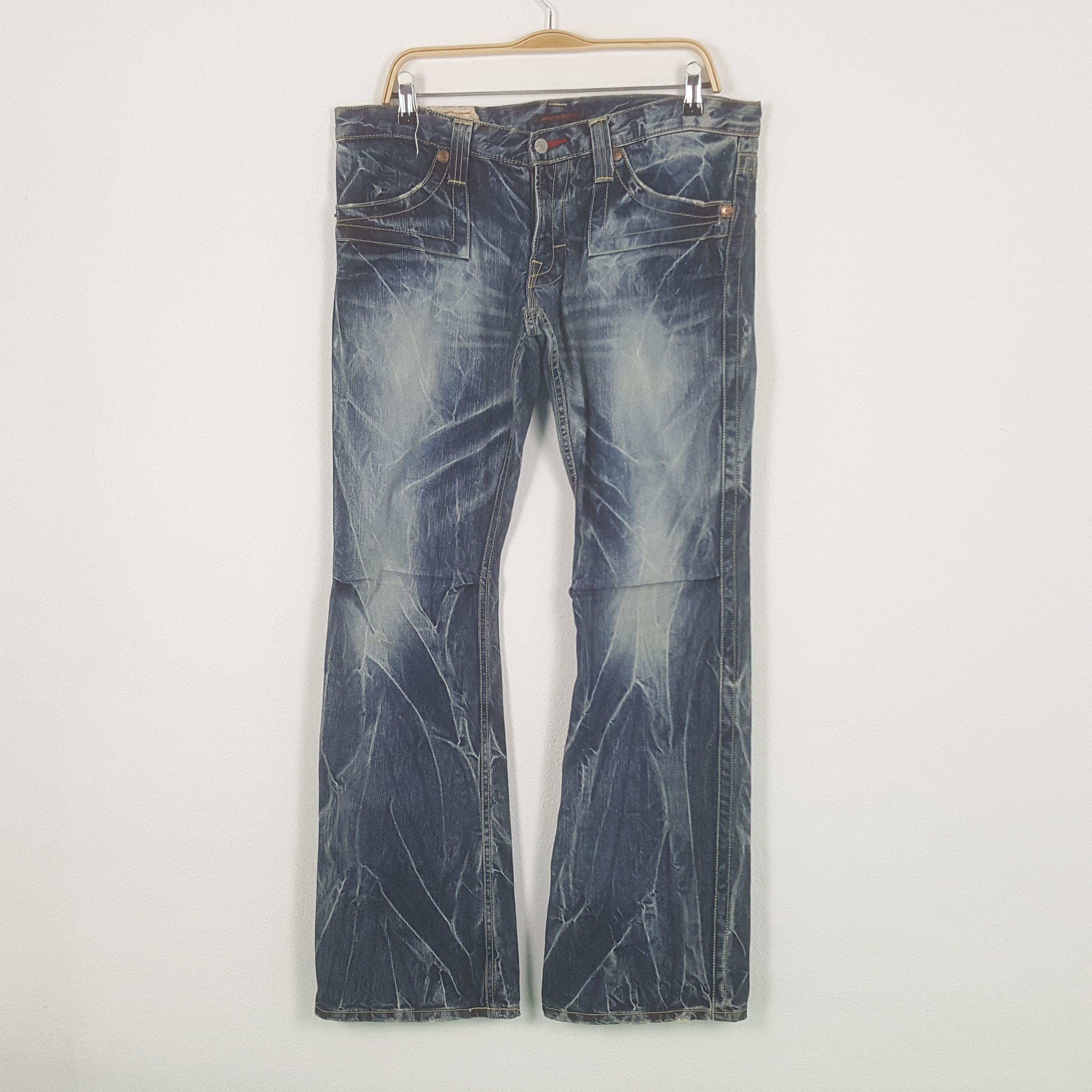 Japanese Brand × Vintage Vintage BW Jeans Nippon Japanese Denim Jeans Size US 36 / EU 52 - 1 Thumbnail
