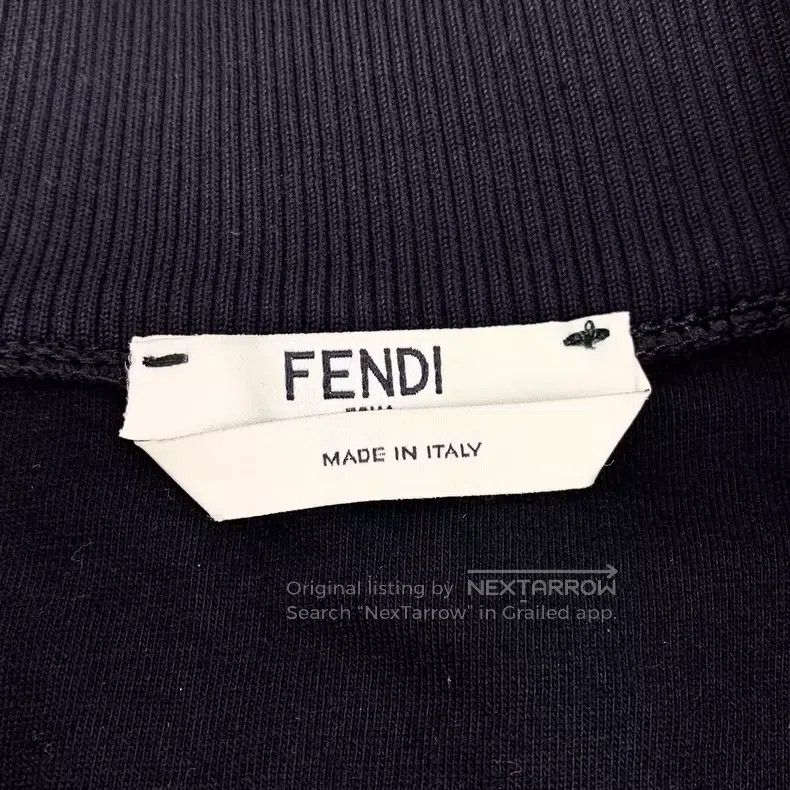 Fendi Fendi Deep brown logo letter full print cotton zipper jack Size M / US 6-8 / IT 42-44 - 5 Thumbnail