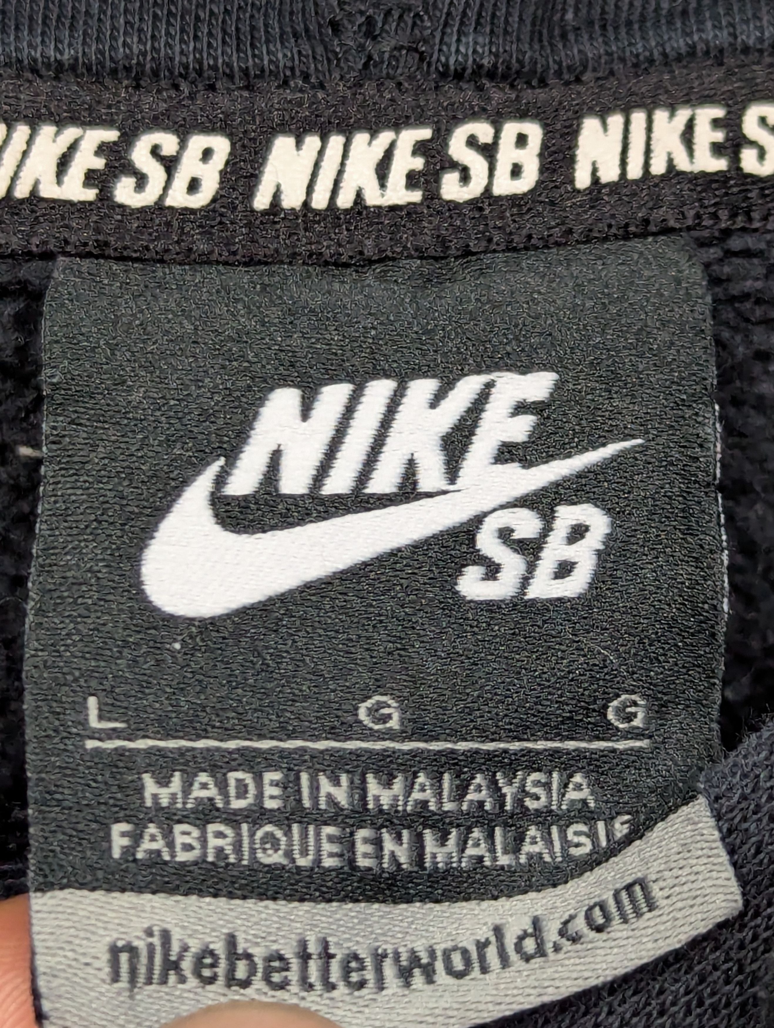 Nike NIKE SB Vintage 2006s Men's Black Loose Fit Sports Hoodie Size US L / EU 52-54 / 3 - 9 Thumbnail