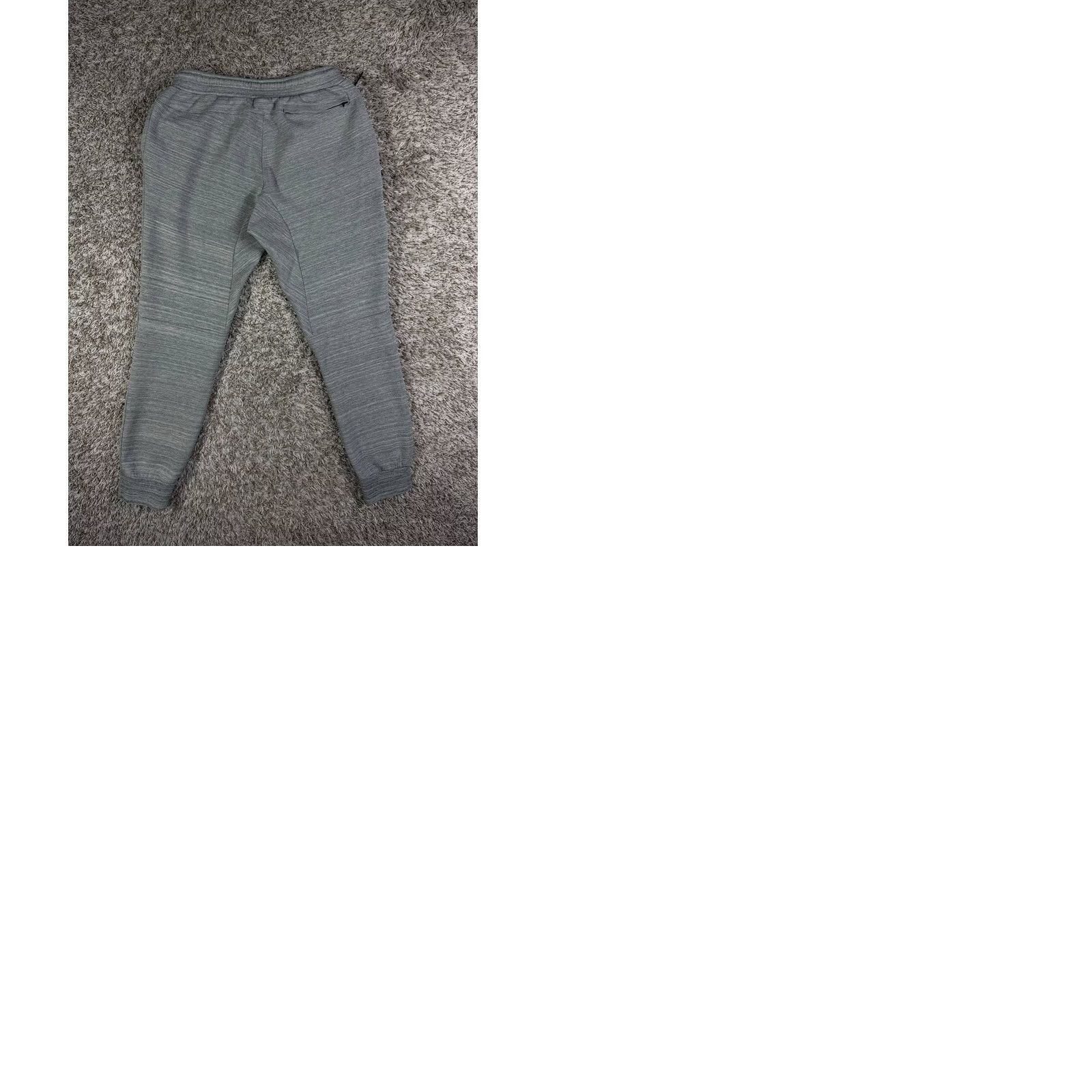 Nike Nike Jogger Mens L Gray Tech Fleece Joggers Heather Black Men Size US 33 - 9 Thumbnail
