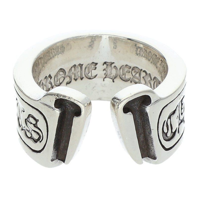 Chrome Hearts Chrome Hearts Large Scroll Label Silver Ring Size ONE SIZE - 2 Thumbnail
