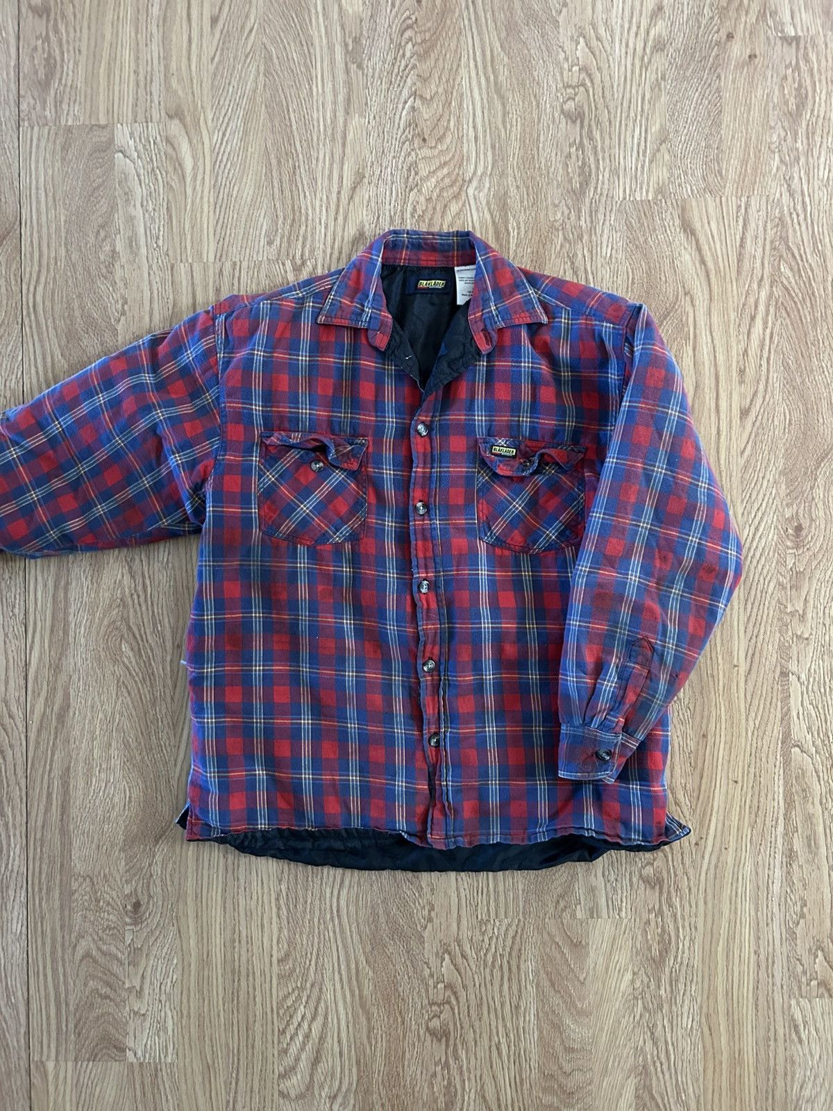 Flannel × Vintage Vintage Quilt Lined Flannel from BlakLader Size US L / EU 52-54 / 3 - 1 Thumbnail