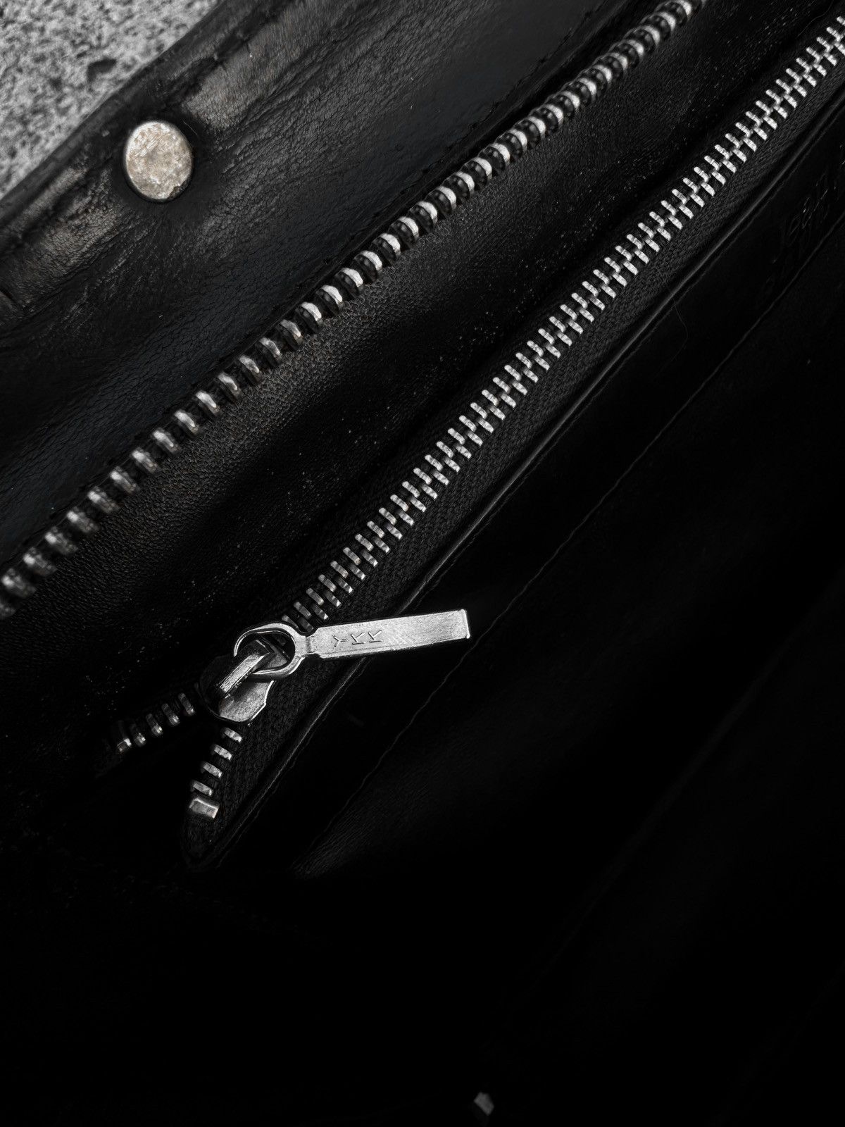 Jean Paul Gaultier Jean Paul Gaultier Leather Metal Plate Box Briefcase Bag Size ONE SIZE - 10 Thumbnail