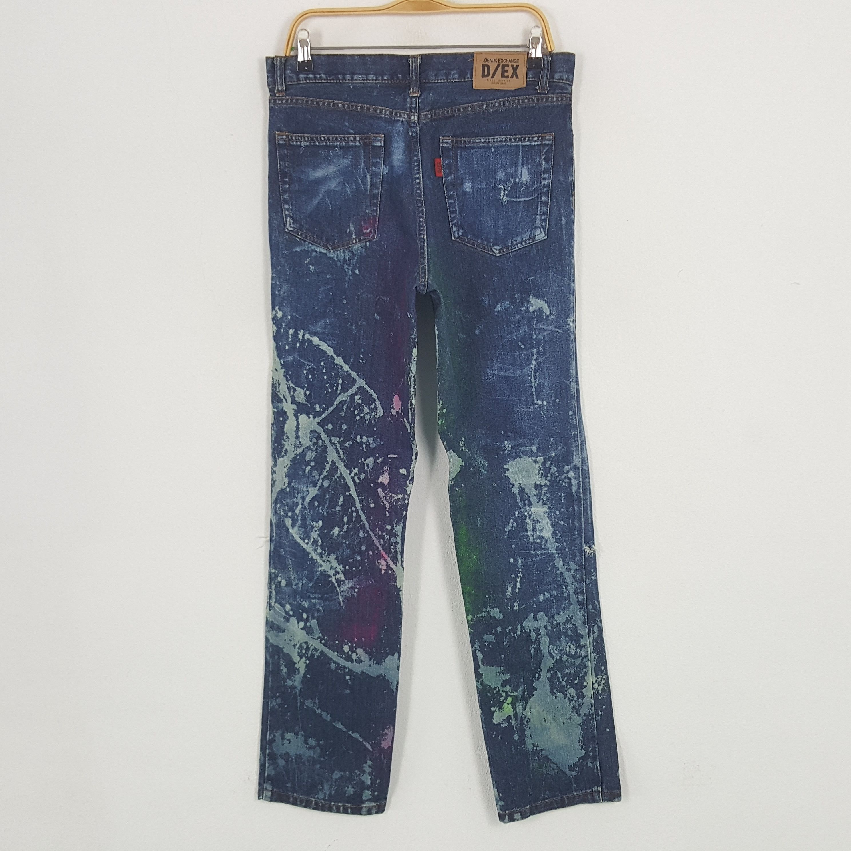 Japanese Brand × Vintage Vintage Japanese Art Acid Wash Distressed Denim Jeans Size US 32 / EU 48 - 4 Thumbnail
