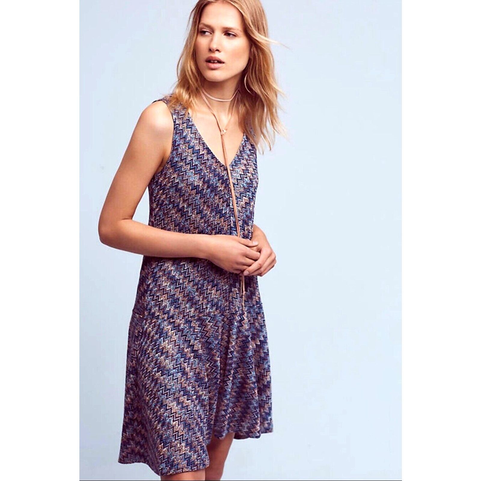strapless open back dress Anthropologie Sleeveless Mesh Fishnet Fringe Hem Midi Beaded Dress Bla –  Baystate Boutique & Consignment main image 1