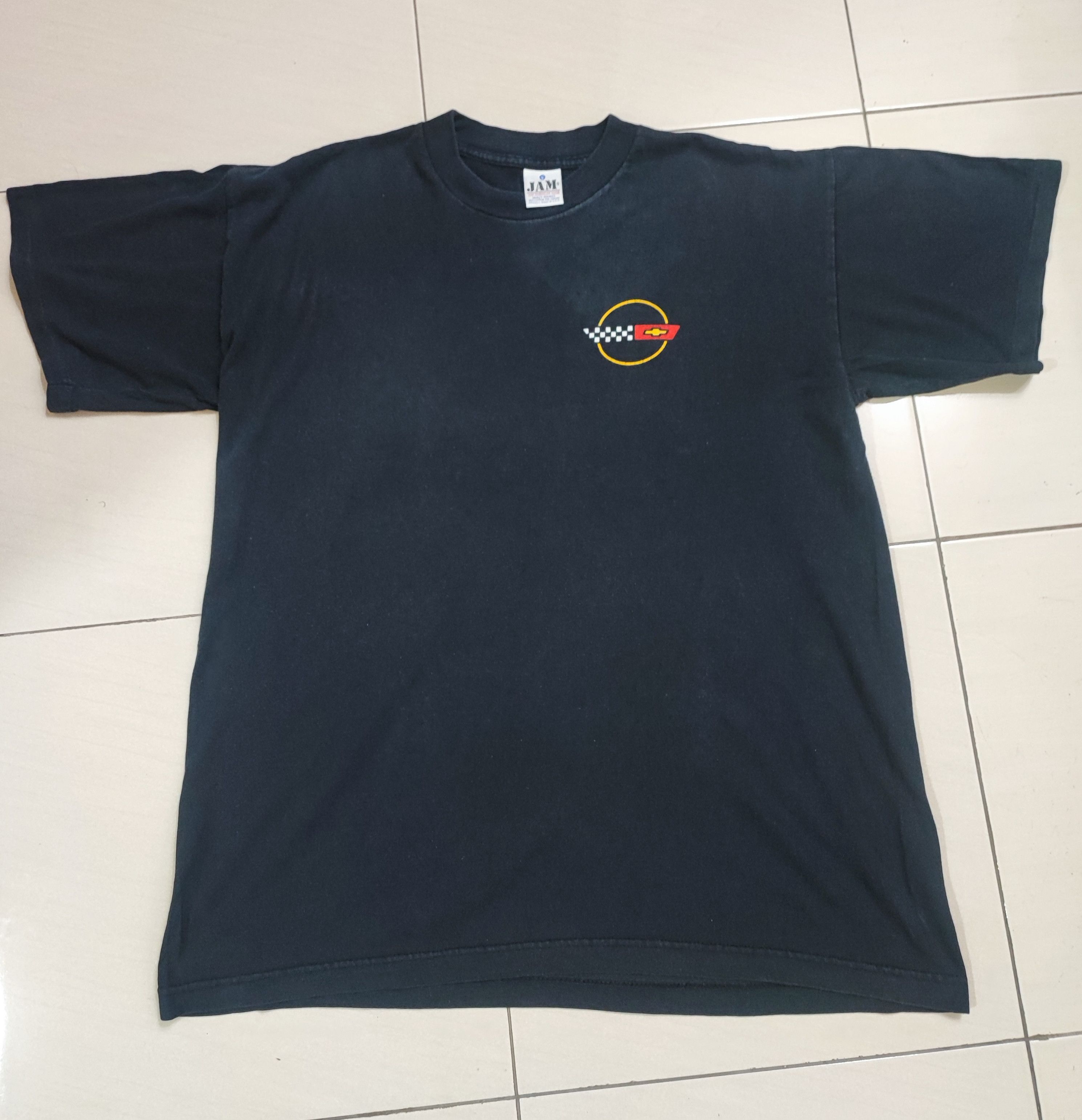 Vintage Vintage 90's Chevrolet Corvette Back hit Logo T-Shirt Size US L / EU 52-54 / 3 - 1 Thumbnail