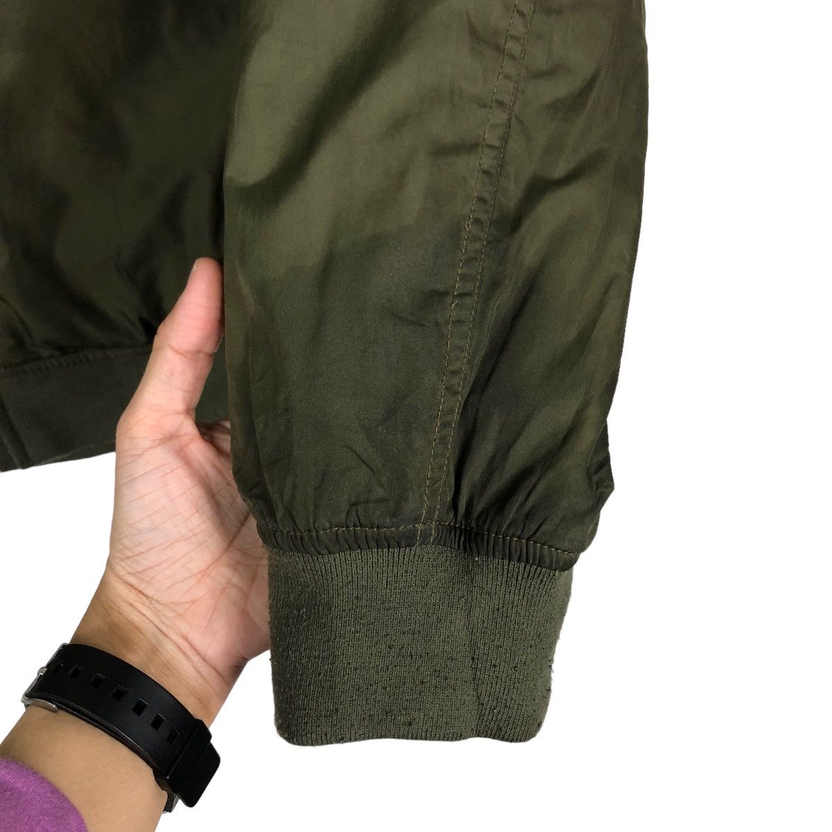 Japanese Brand 🔥Riot Riot Vintage Bomber Jacket Gap Military Colour Design Size US L / EU 52-54 / 3 - 15 Thumbnail