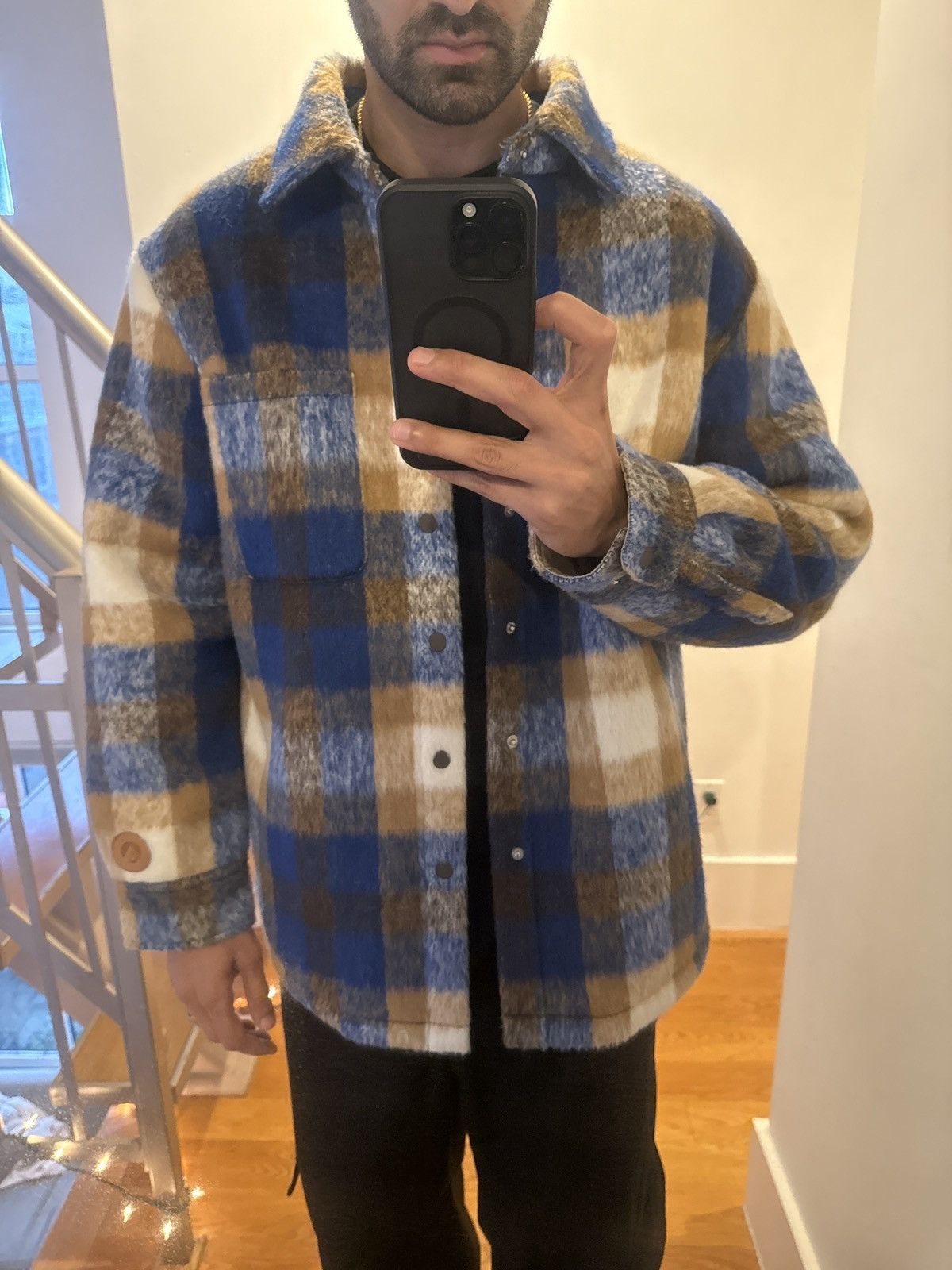 Kith KITH CHECK FLEECE JACKET Size US XL / EU 56 / 4 - 3 Thumbnail