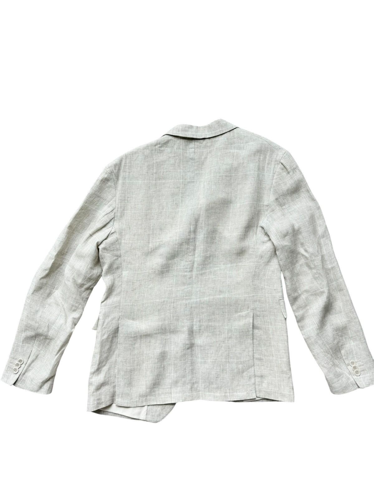Zara Zara Man Sartorial 100% Linen Blazer, Beige - Size 36 Size 36R - 3 Thumbnail