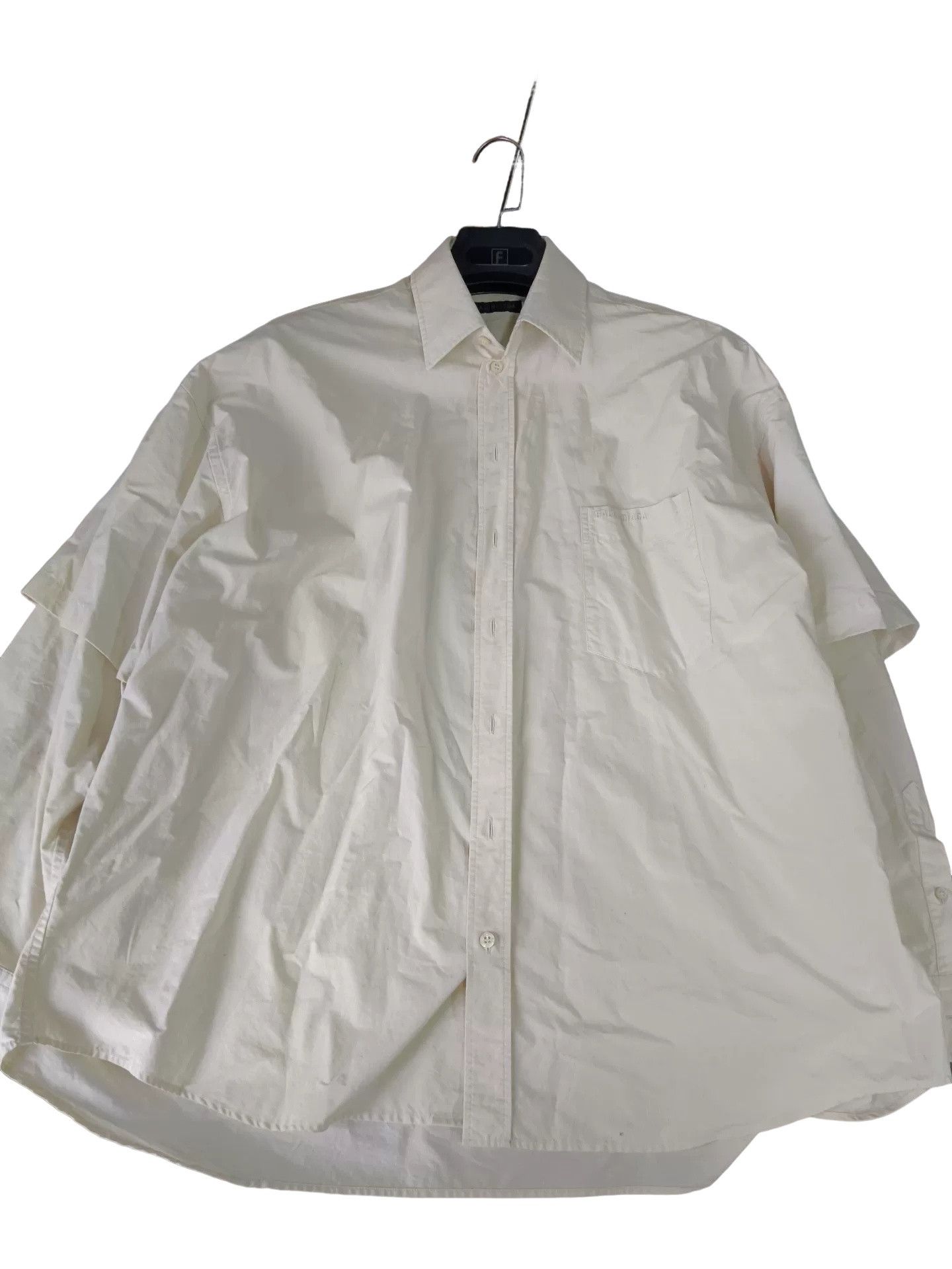 Balenciaga Balenciaga Layered Shirt Size 1 Size US S / EU 44-46 / 1 - 1 Thumbnail
