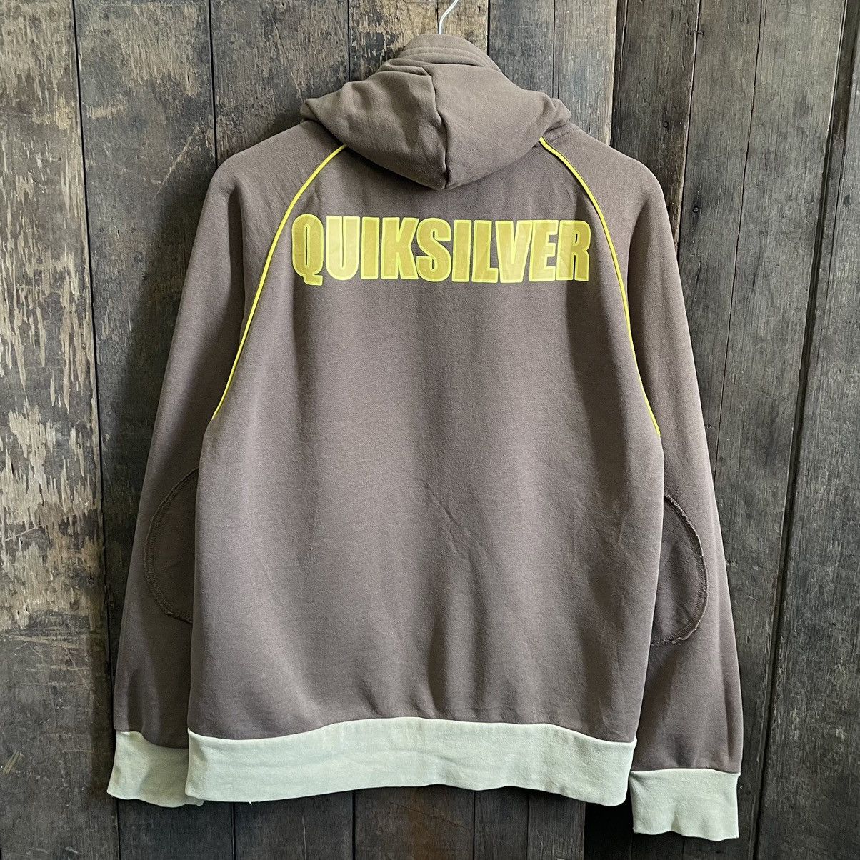 image of Quiksilver Hoodie in Brown, Men's (Size Large)