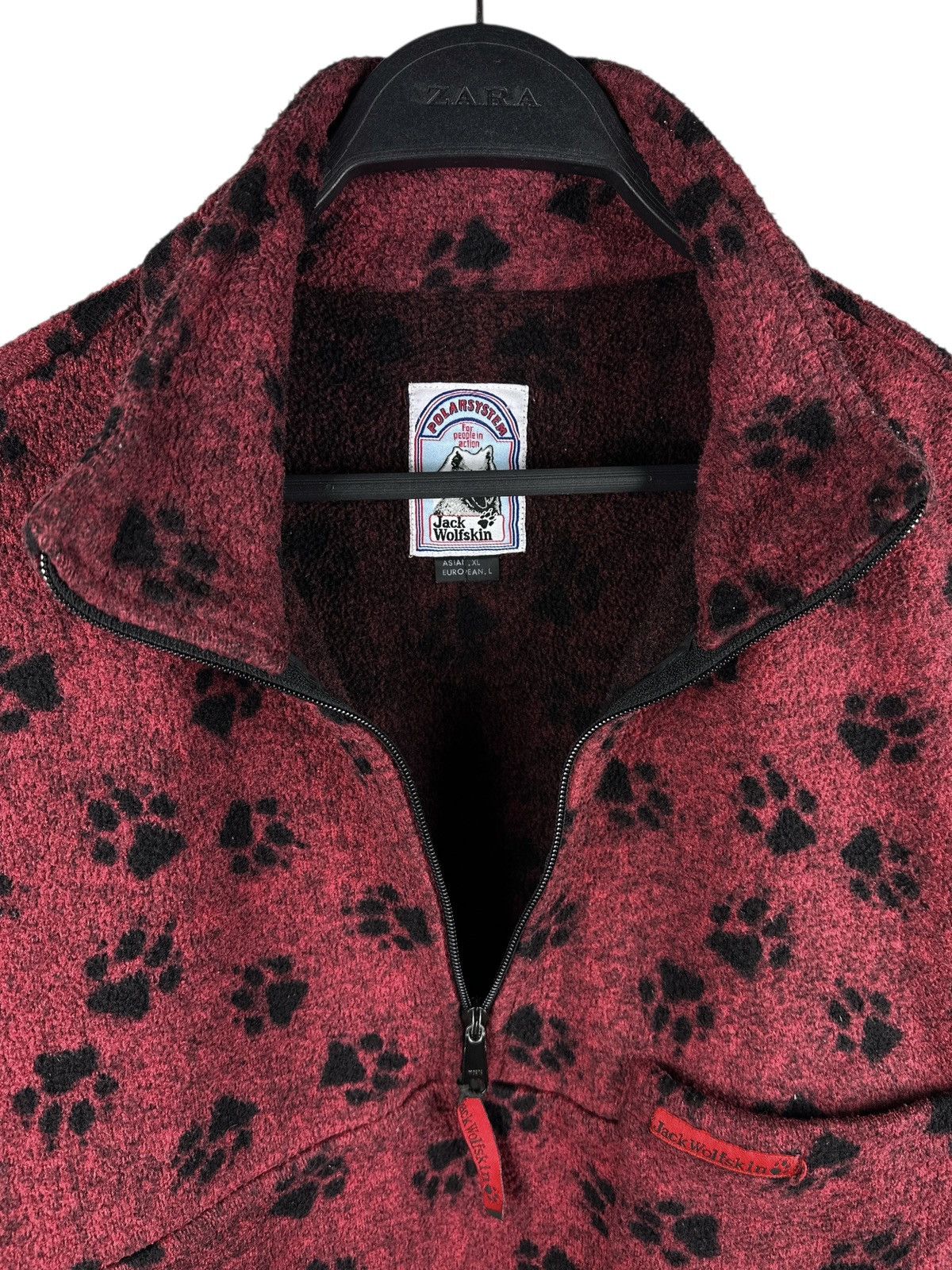 Jack Wolfskin Vintage 90’s Jack Wolfskin All Over Print Fleece Pullover Size US L / EU 52-54 / 3 - 10 Thumbnail